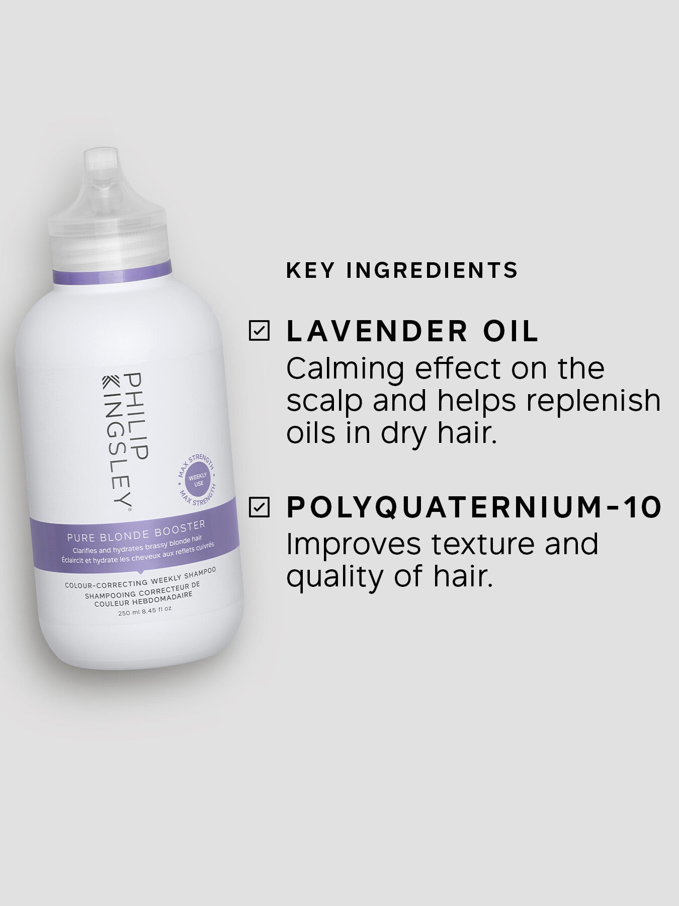 Pure Blonde Booster Shampoo 250 ml