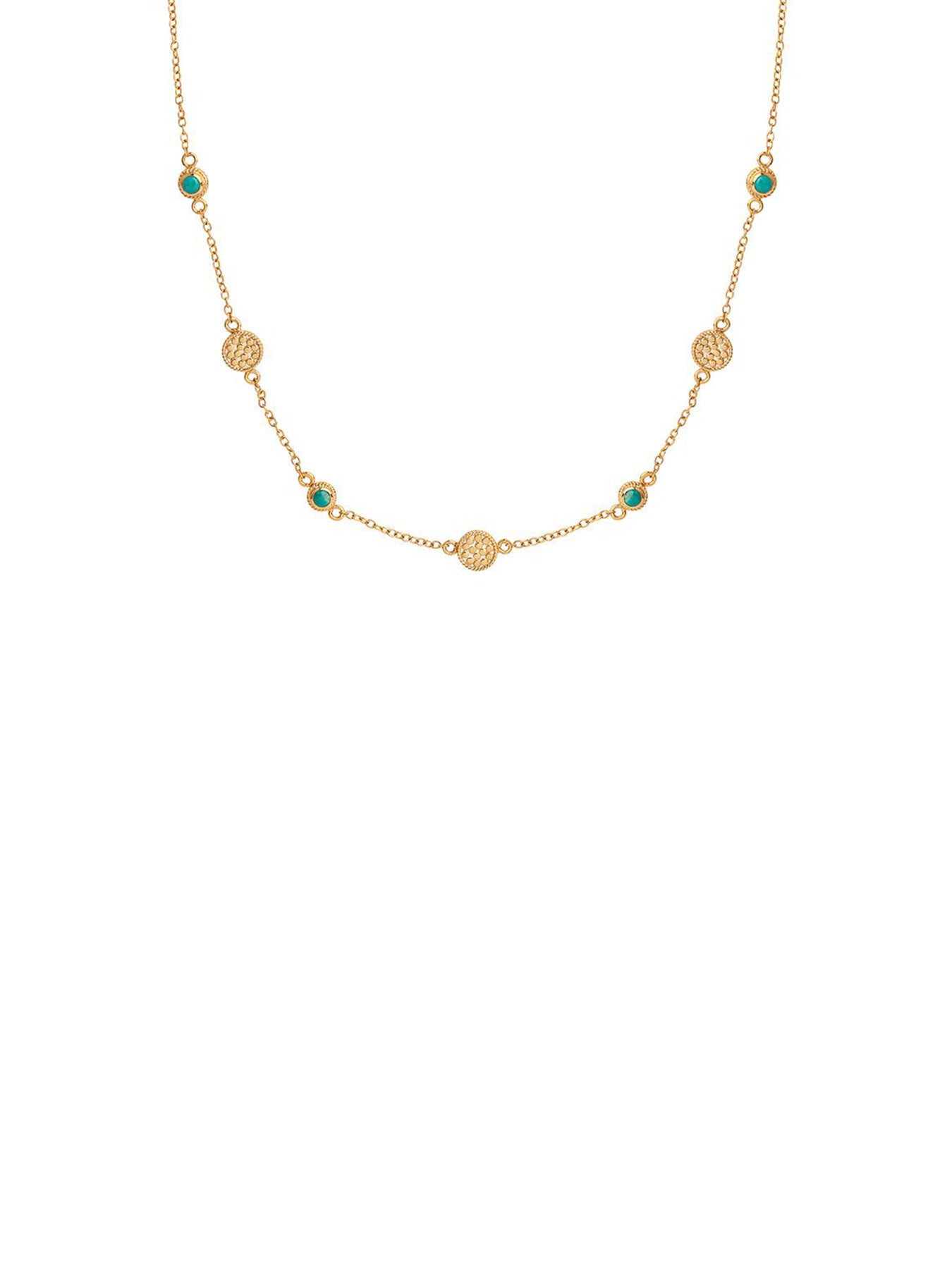Multi-Disc Reversible Station Necklace