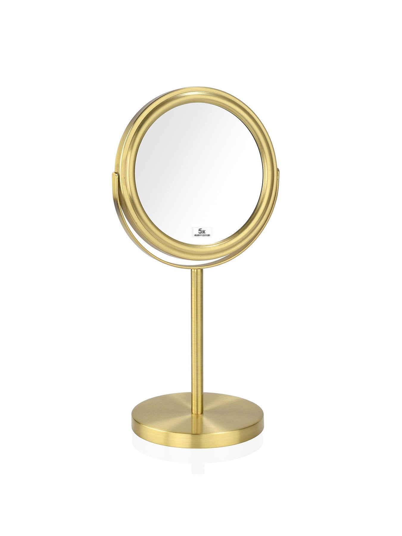 5x Gold Double-Sided Magnifying Mirror