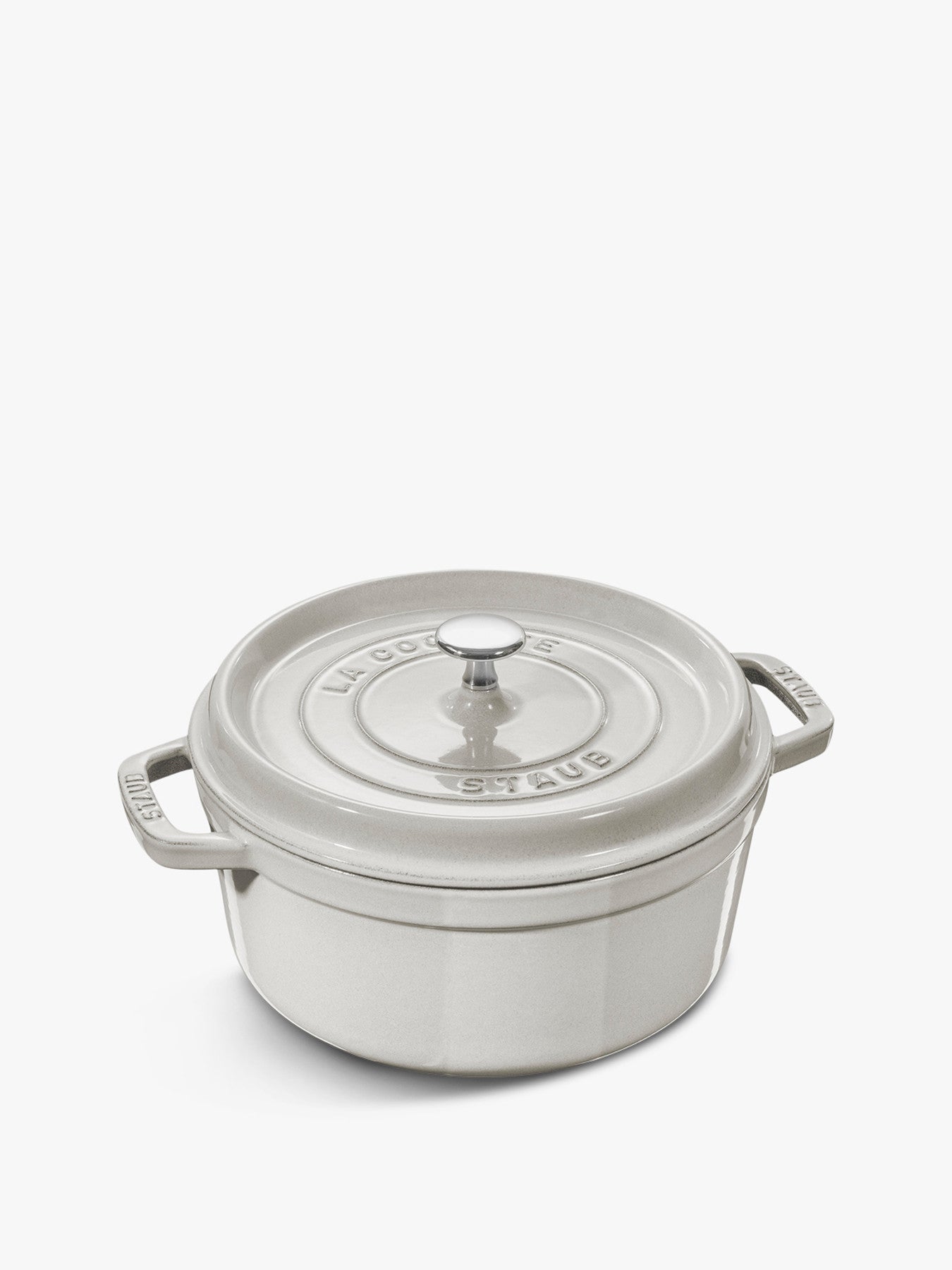 Round Cocotte White Truffle 24cm