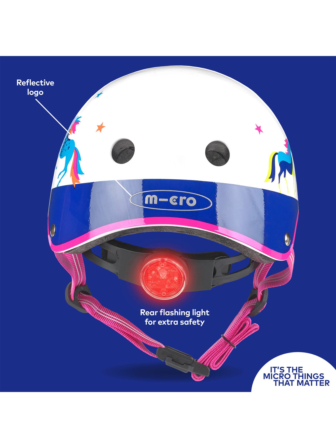 Micro Deluxe Unicorn Helmet - Medium 54-58cm