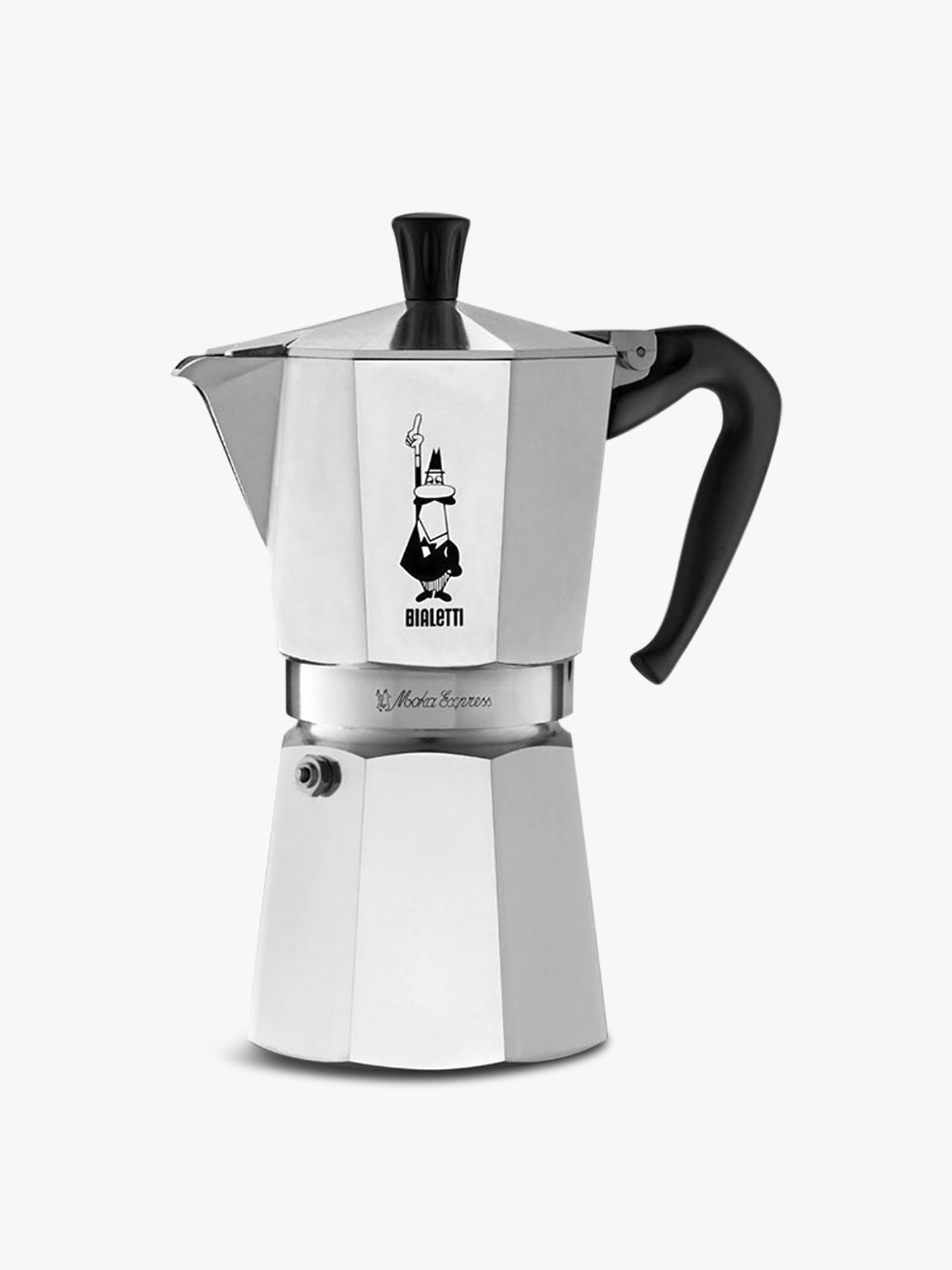 Moka Express Aluminium Stovetop Coffee Maker 9 Cup