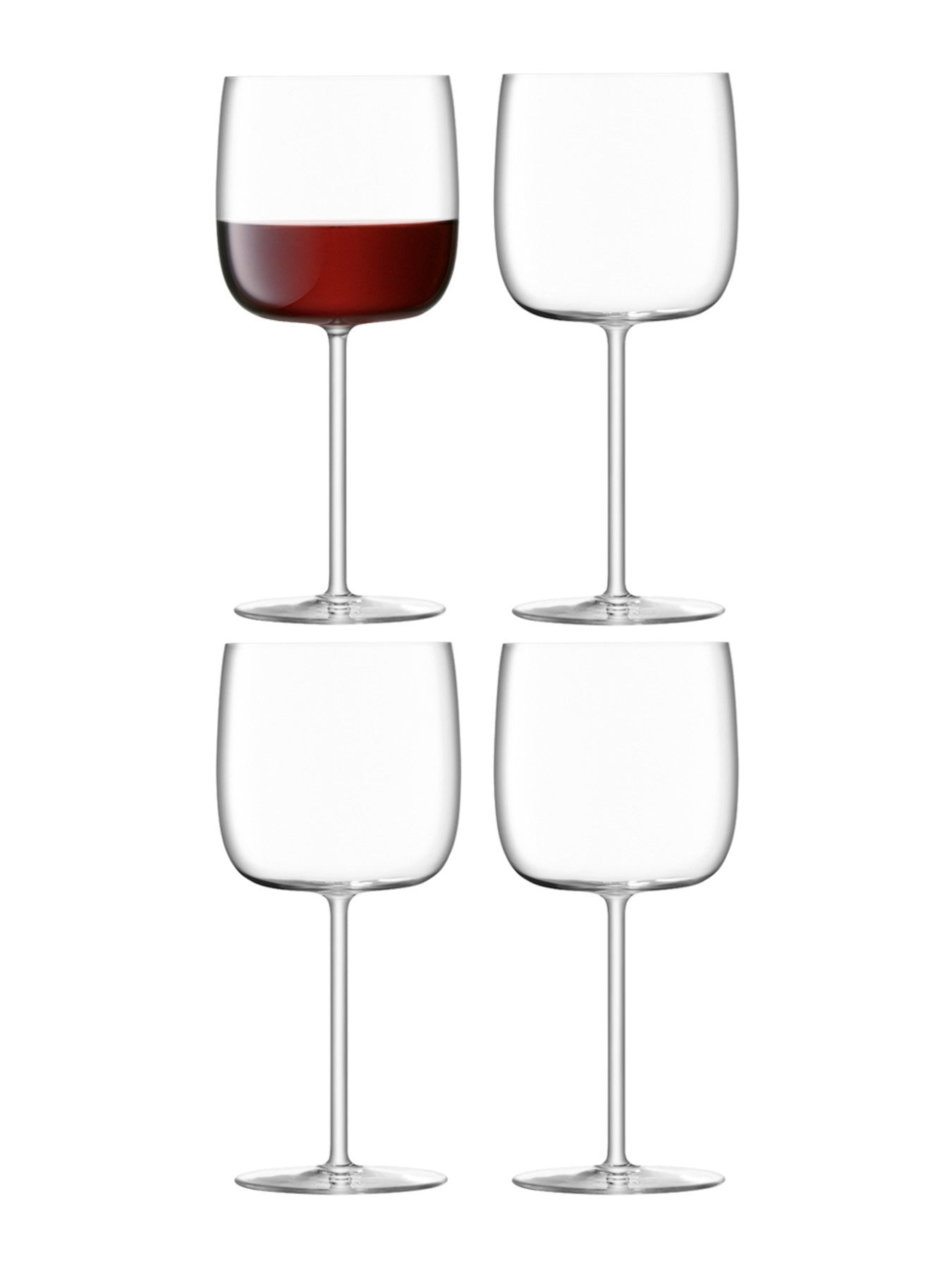 Borough Red Wine Glass Set of 4
