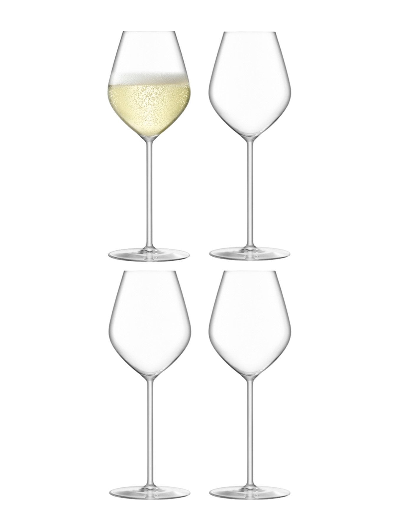 Borough Champagne Tulip Glass Set of 4