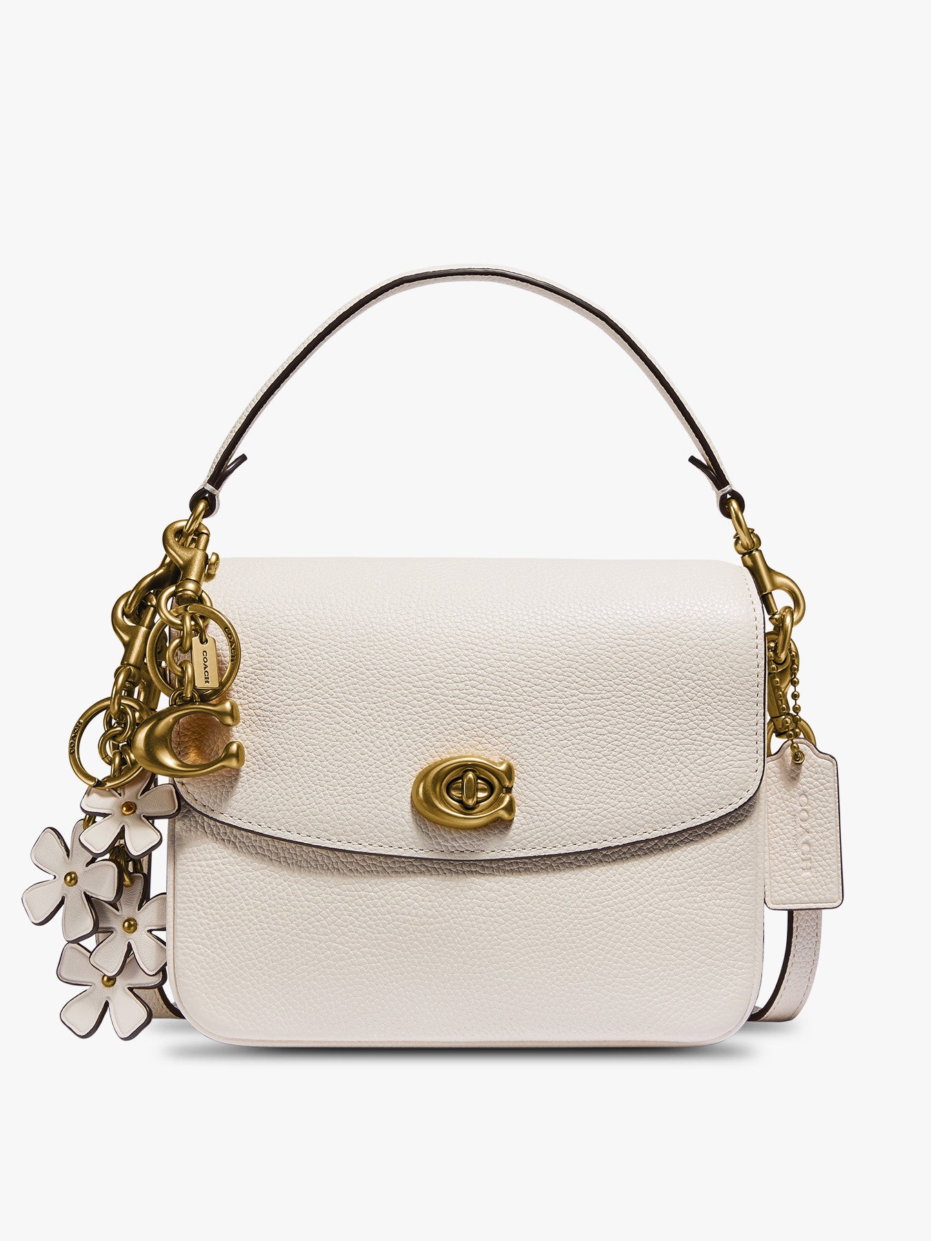 Cassie 19 Leather Crossbody Bag Chalk