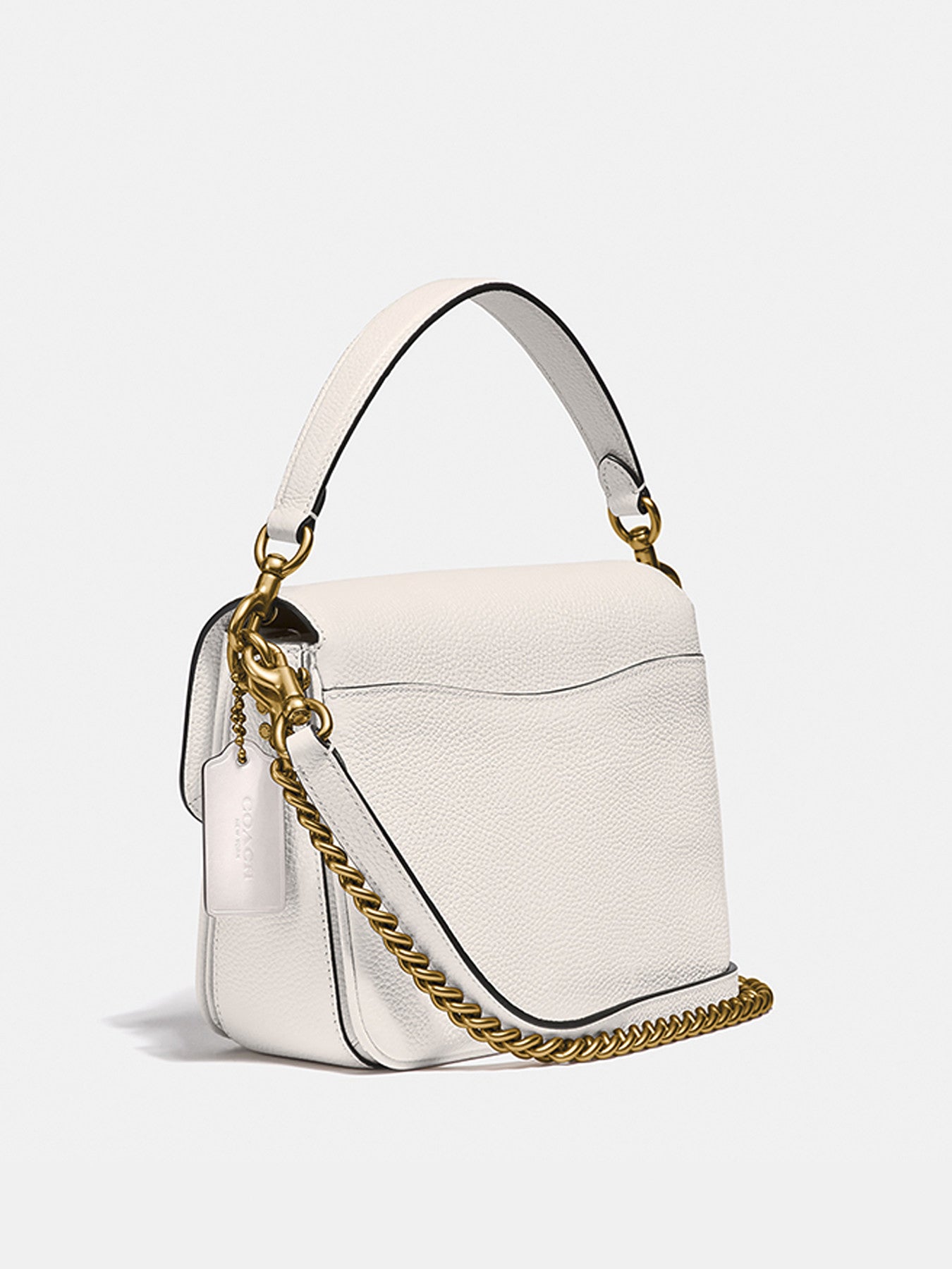 Cassie 19 Leather Crossbody Bag Chalk