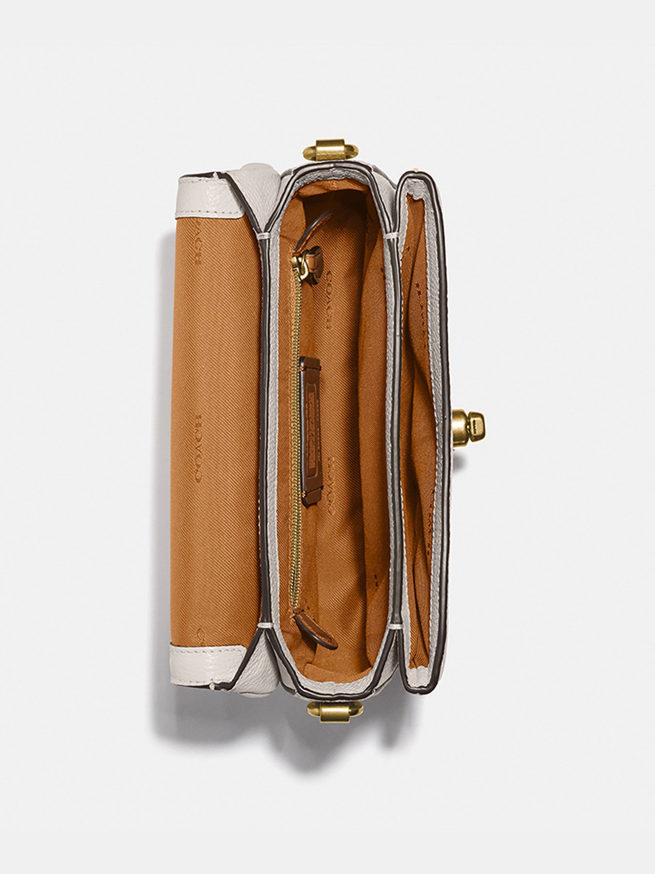 Cassie 19 Leather Crossbody Bag Chalk