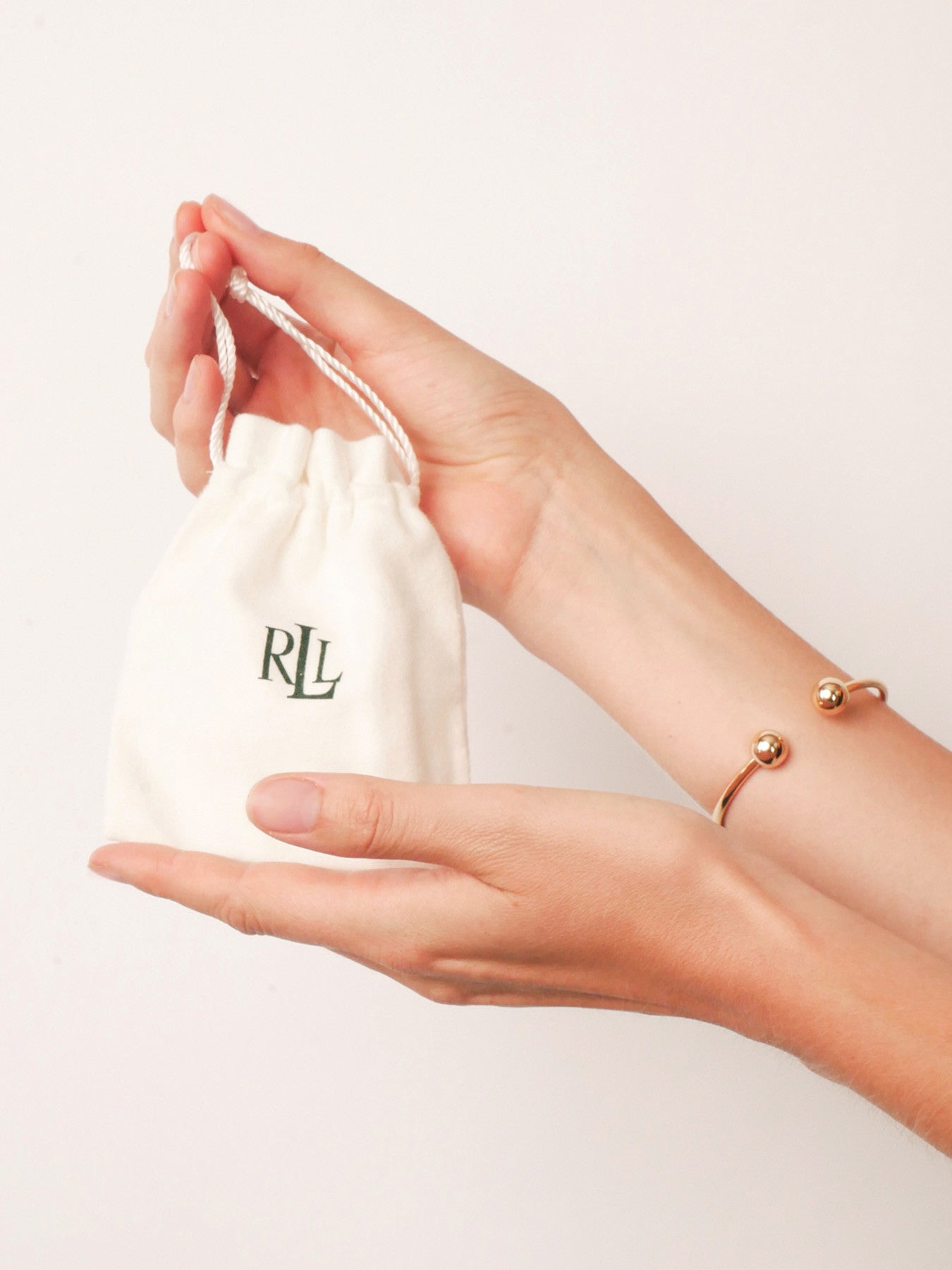 Two Tone Lauren Ralph Lauren Crested Bangle with Snap Closure