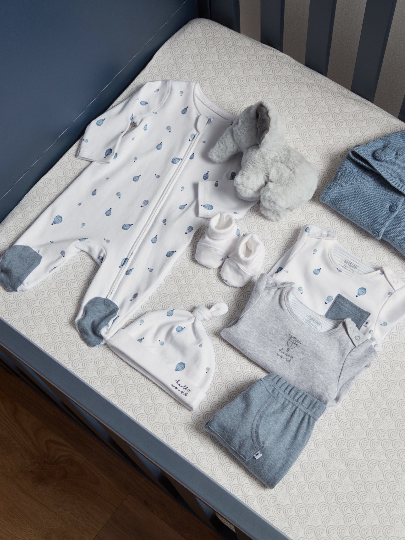 Elephant Beanie Soft Toy Grey