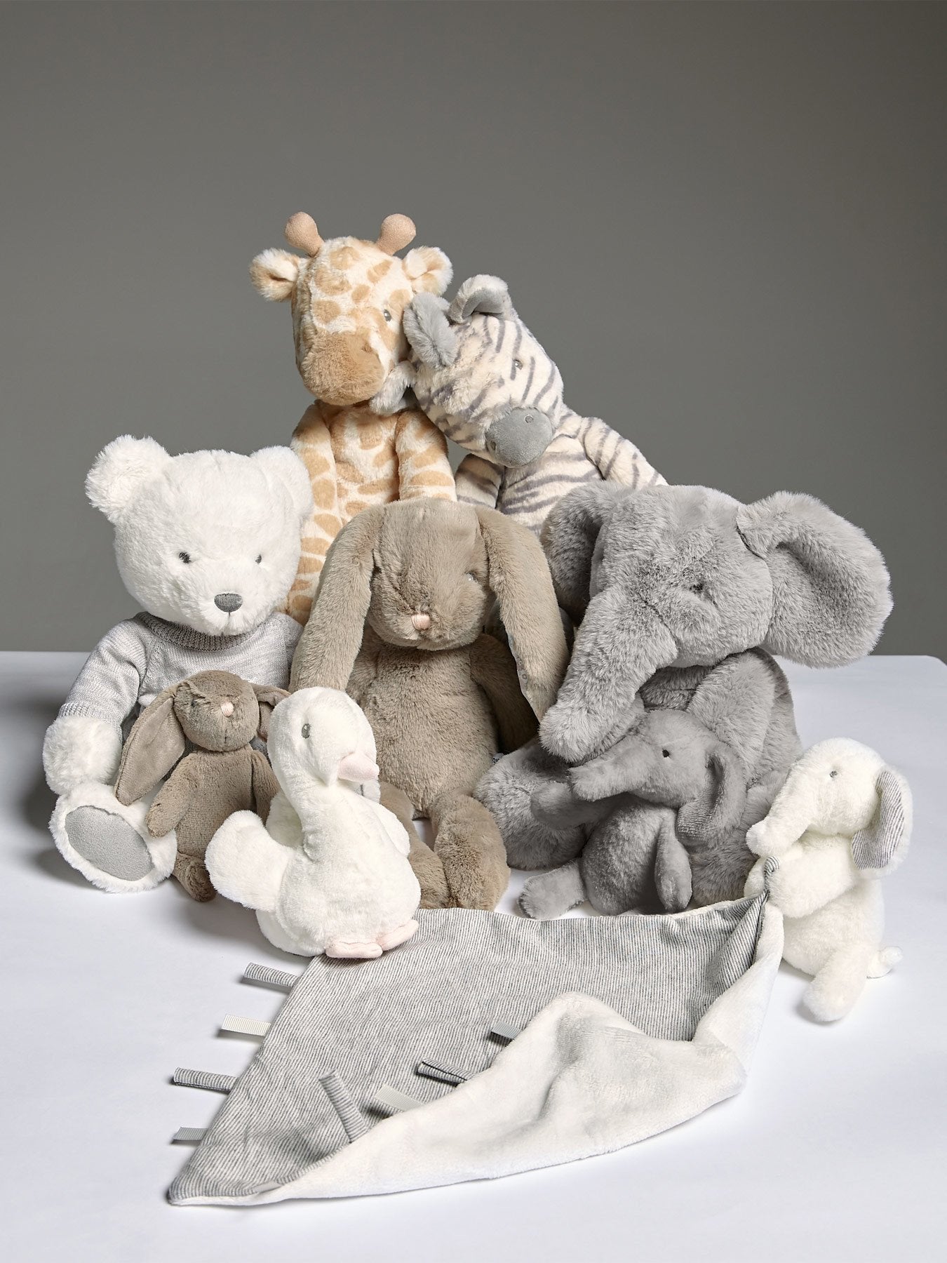 Elephant Comforter Grey