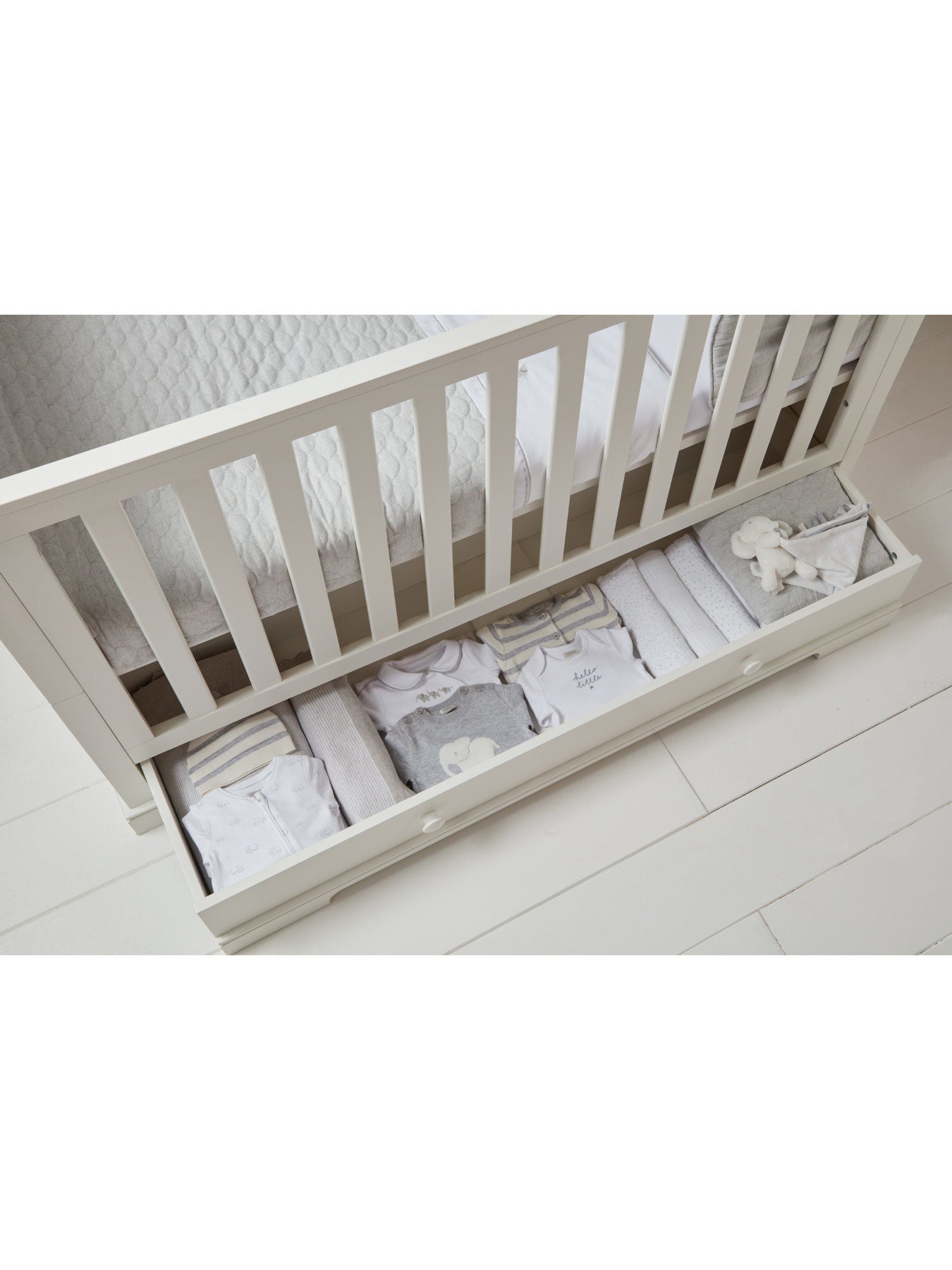 Elephant Comforter Grey