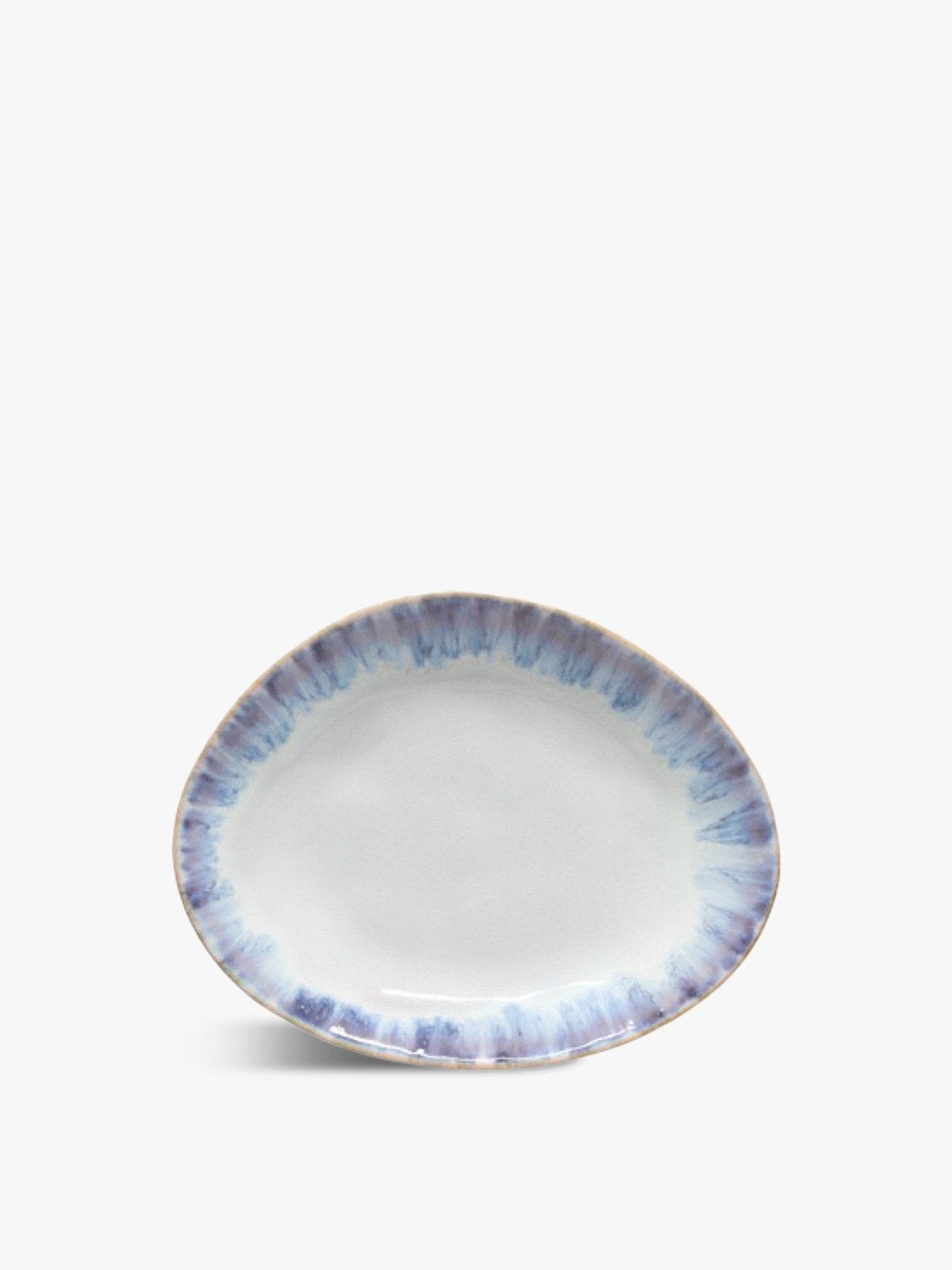 Brisa Ria Blue Oval Plate 20cm