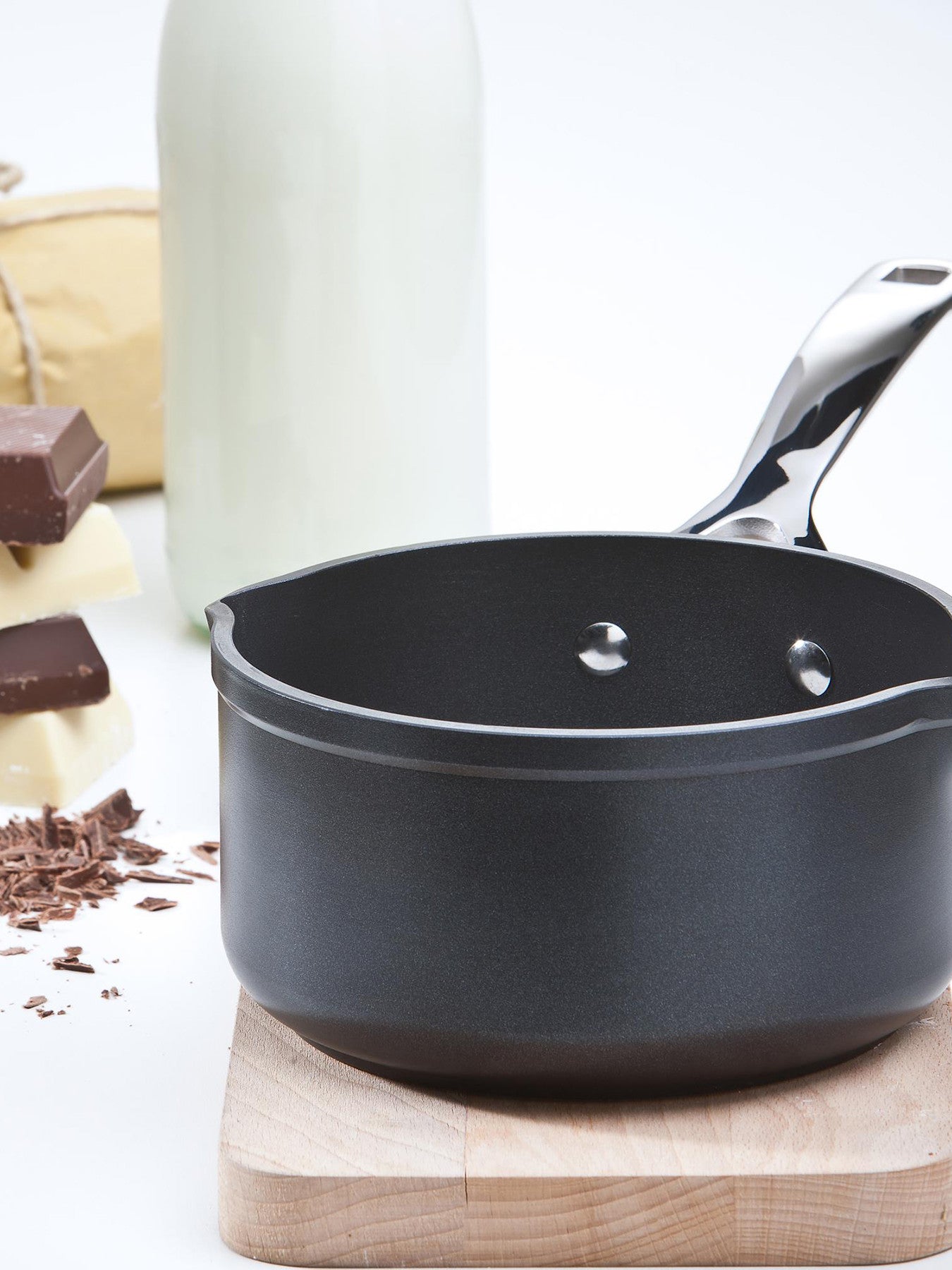 Toughened Non Stick Milk Pan 16cm