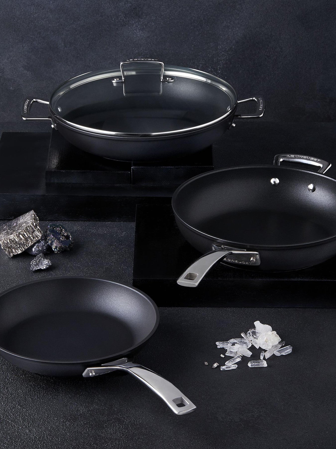 Toughened Non Stick Deep Fry Pan 24cm