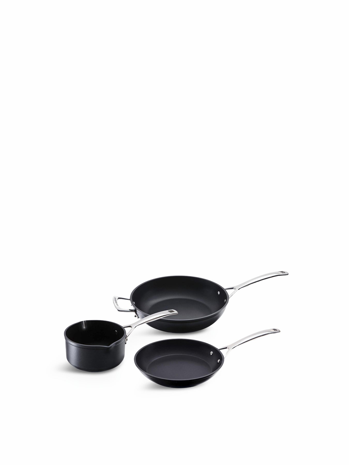 Toughened Non-Stick 3-piece Cookware Set