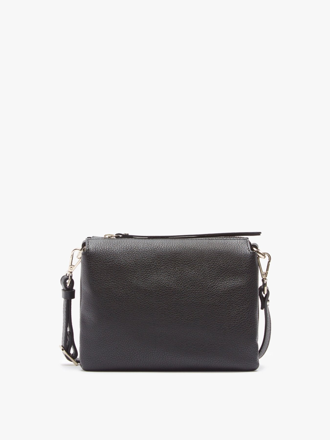 Three Compartment Zip Top Crossbody