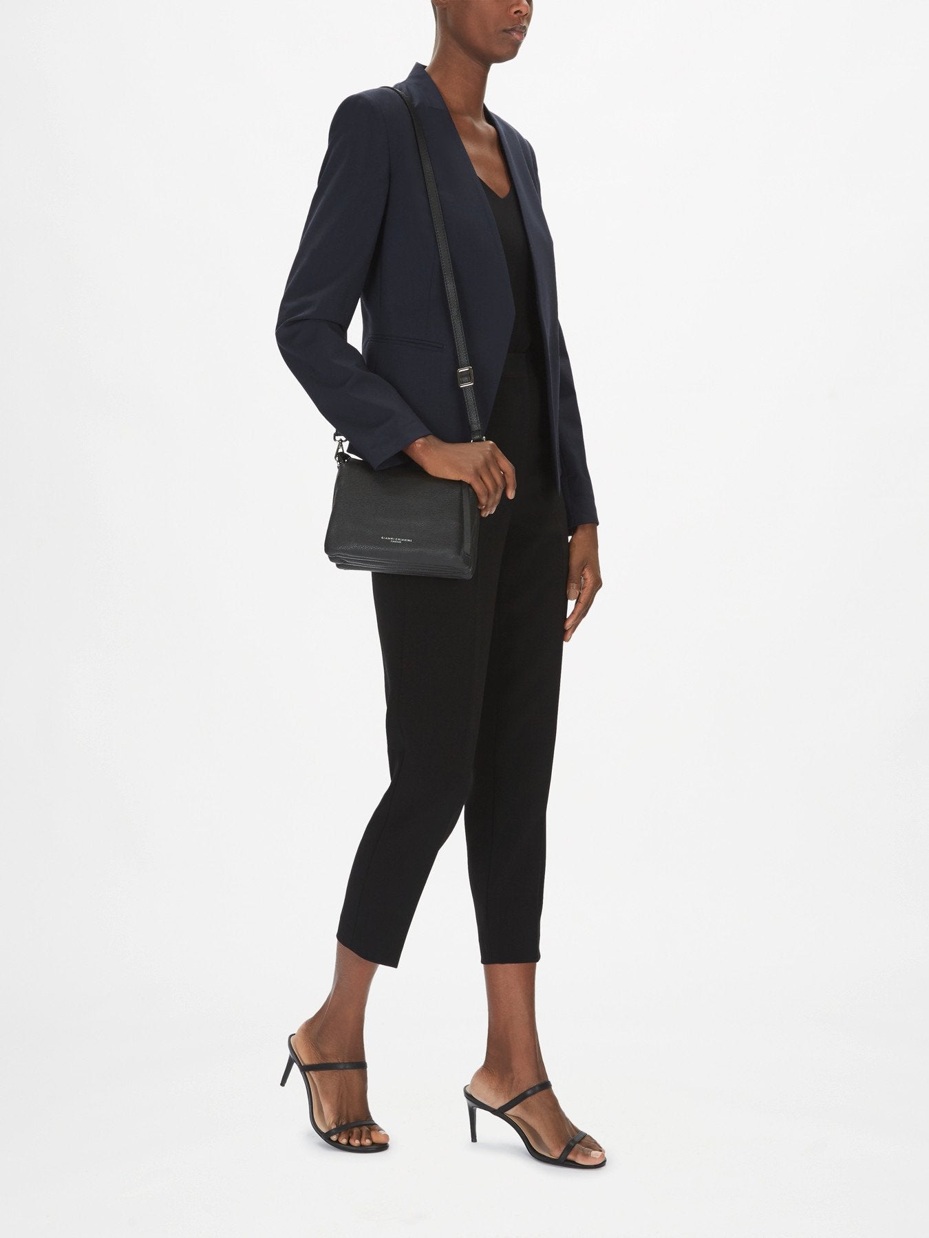 Three Compartment Zip Top Crossbody