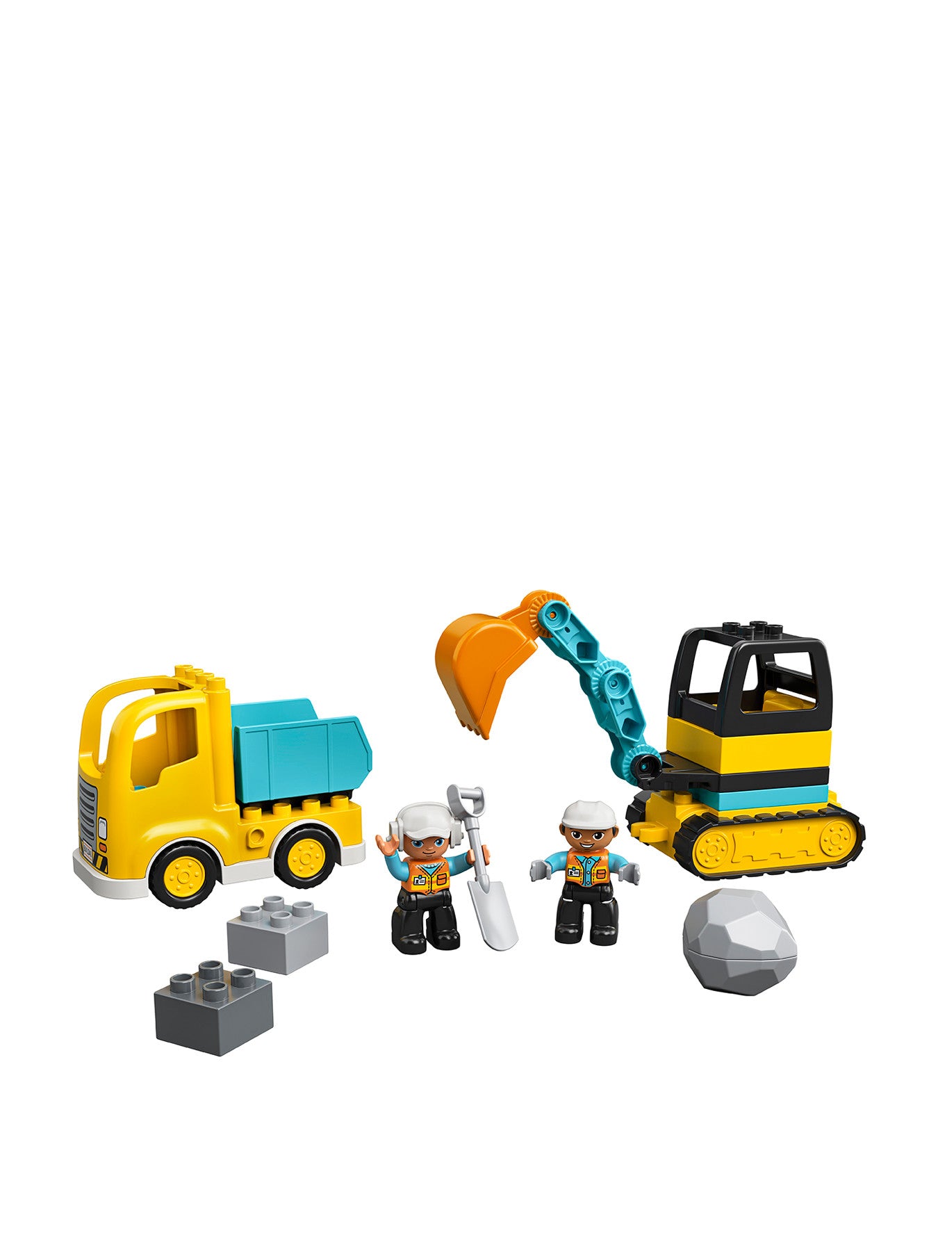 Truck and Tracked Excavator 10931
