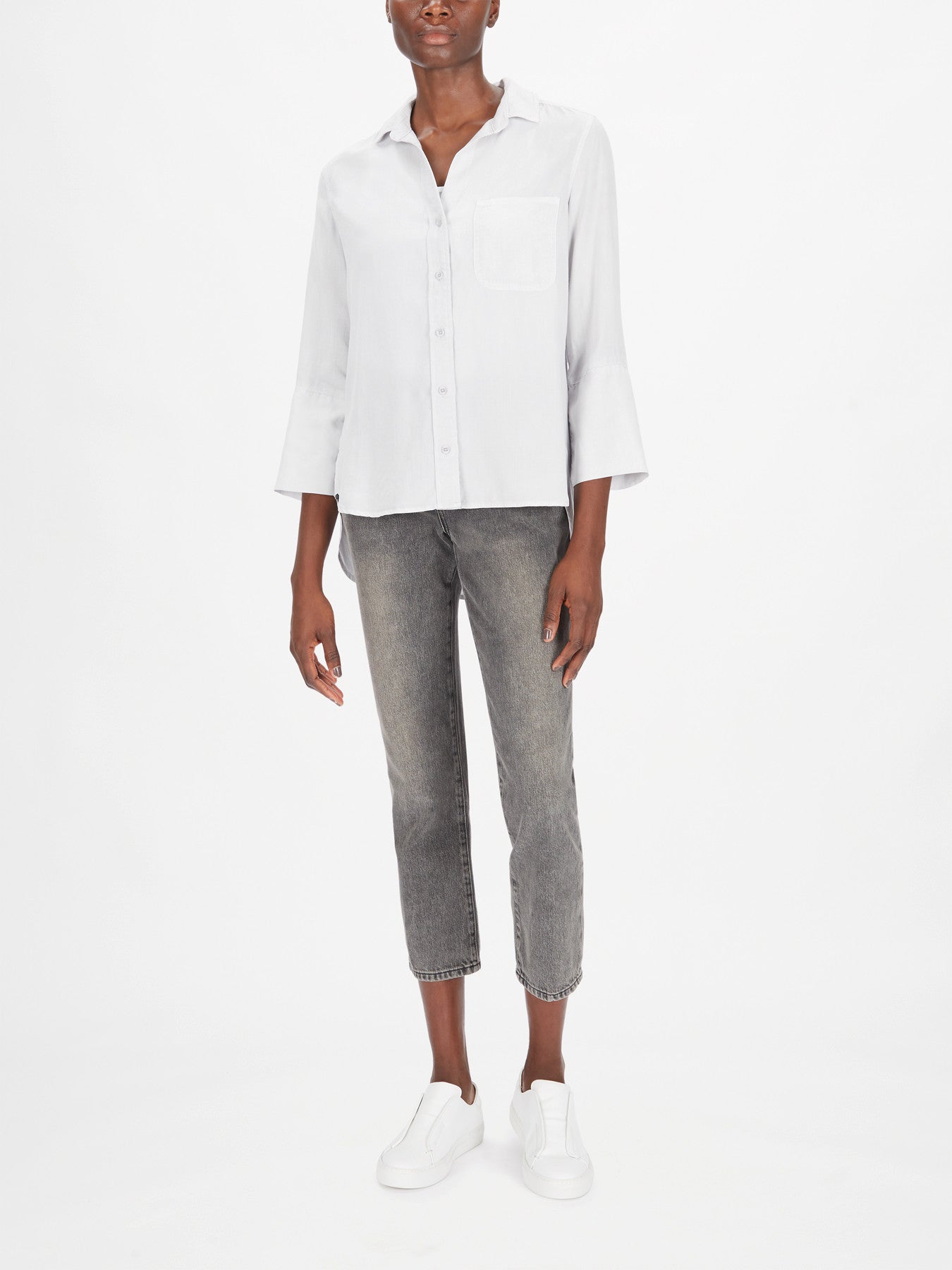 Shirt Tail Button Down Shirt