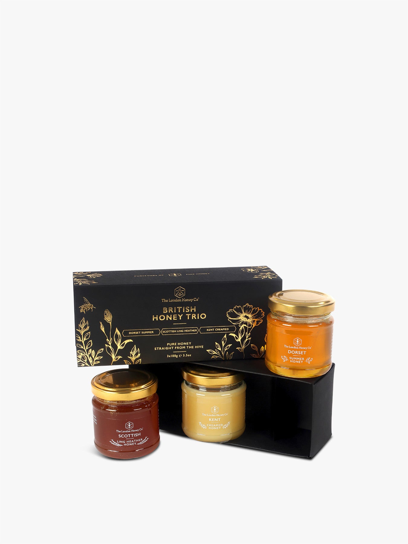 Trio of Honey Gift Box 3 x 100g