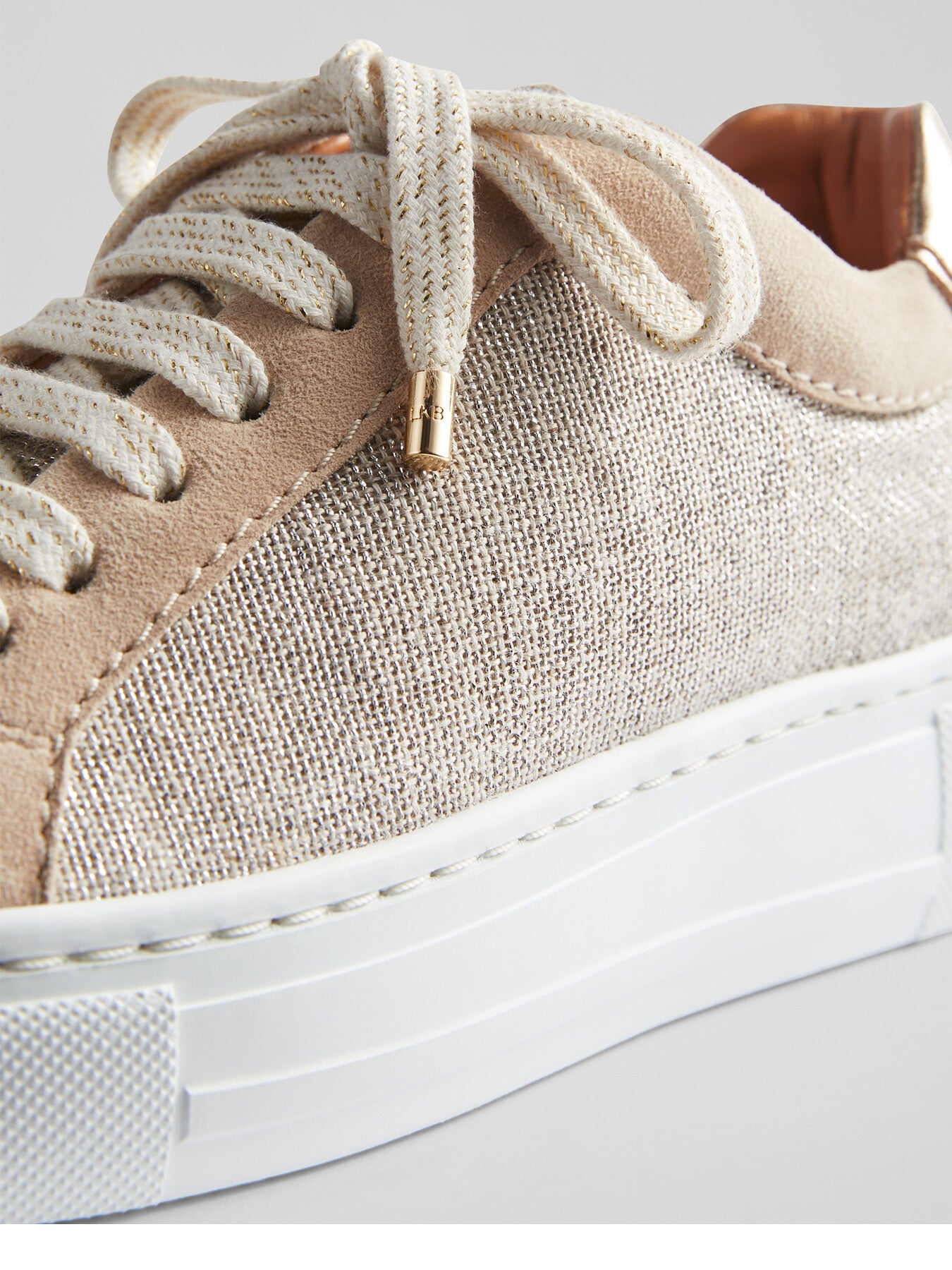 Sigture White Leather Trainers