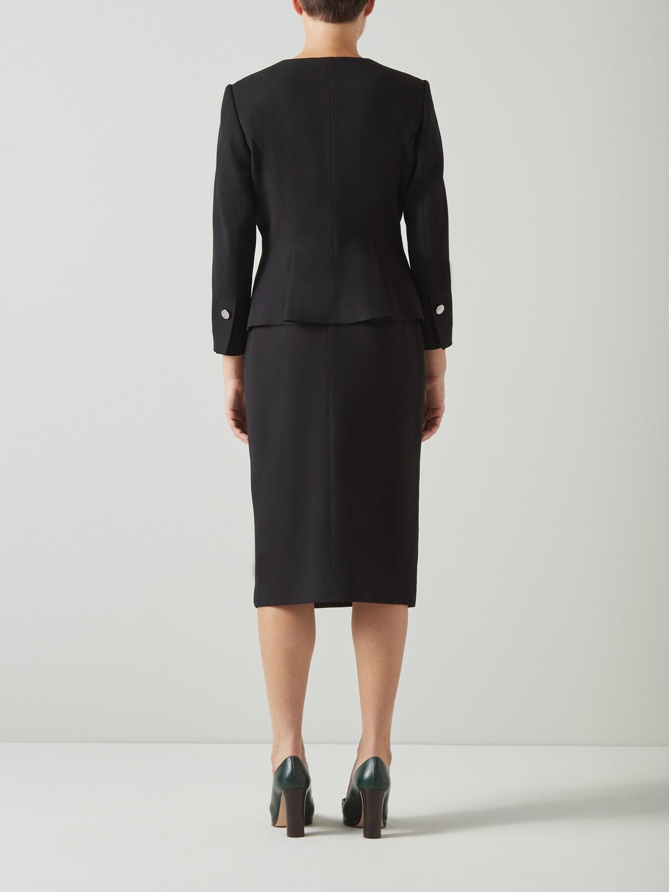 Sky Lenzing™ Ecovero™ Viscose Blend Crepe Pencil