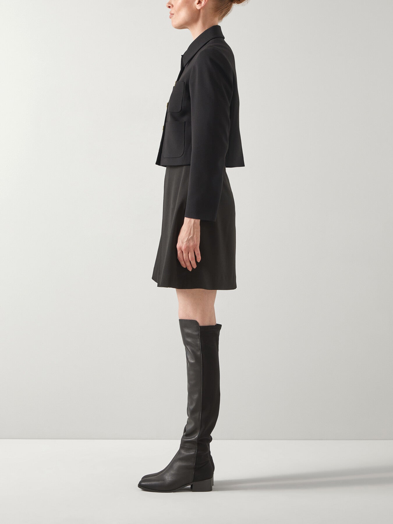 Halina Jacket With Gold Buttons