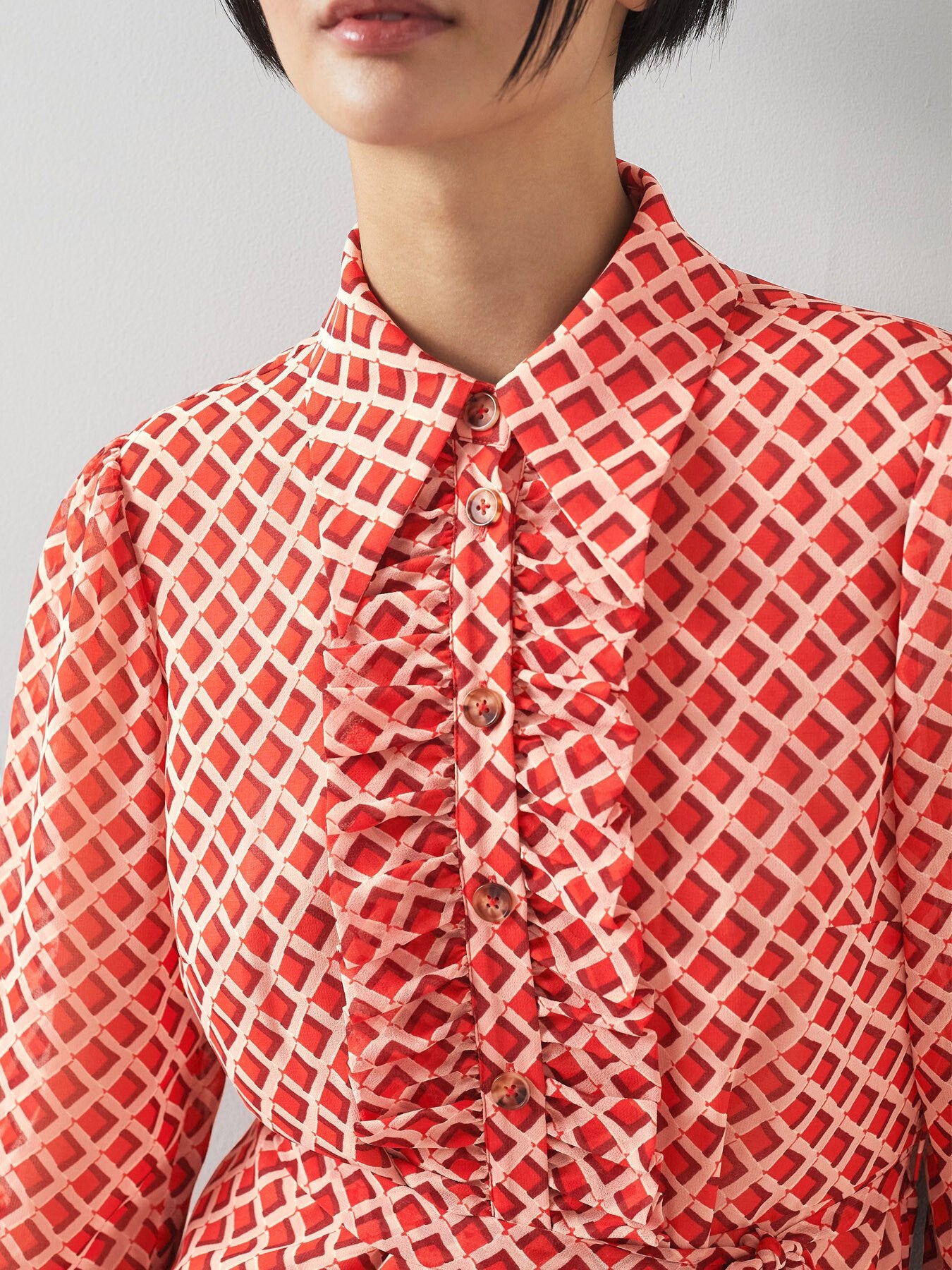 Ensor Graphic Print Shirt Dress