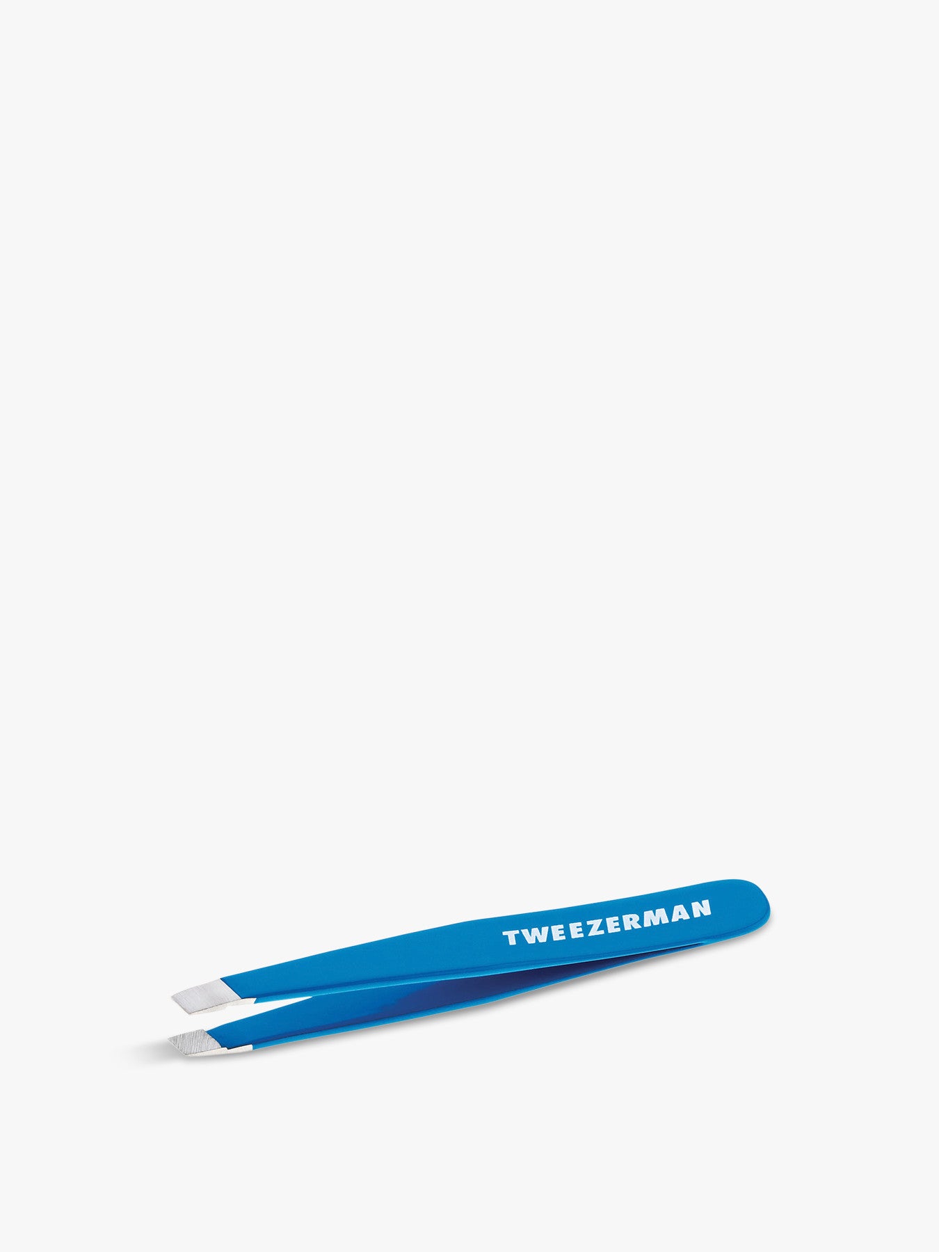 Mini Slant Tweezer Bahama Blue
