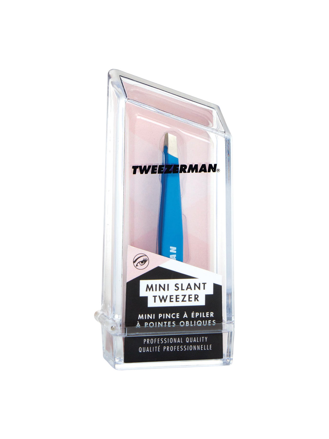 Mini Slant Tweezer Bahama Blue
