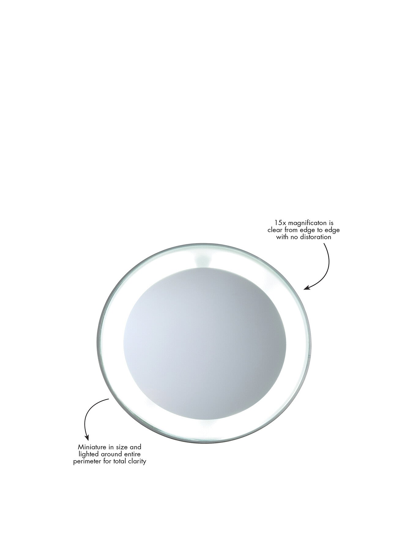 LED 15X Magnifying Mirror