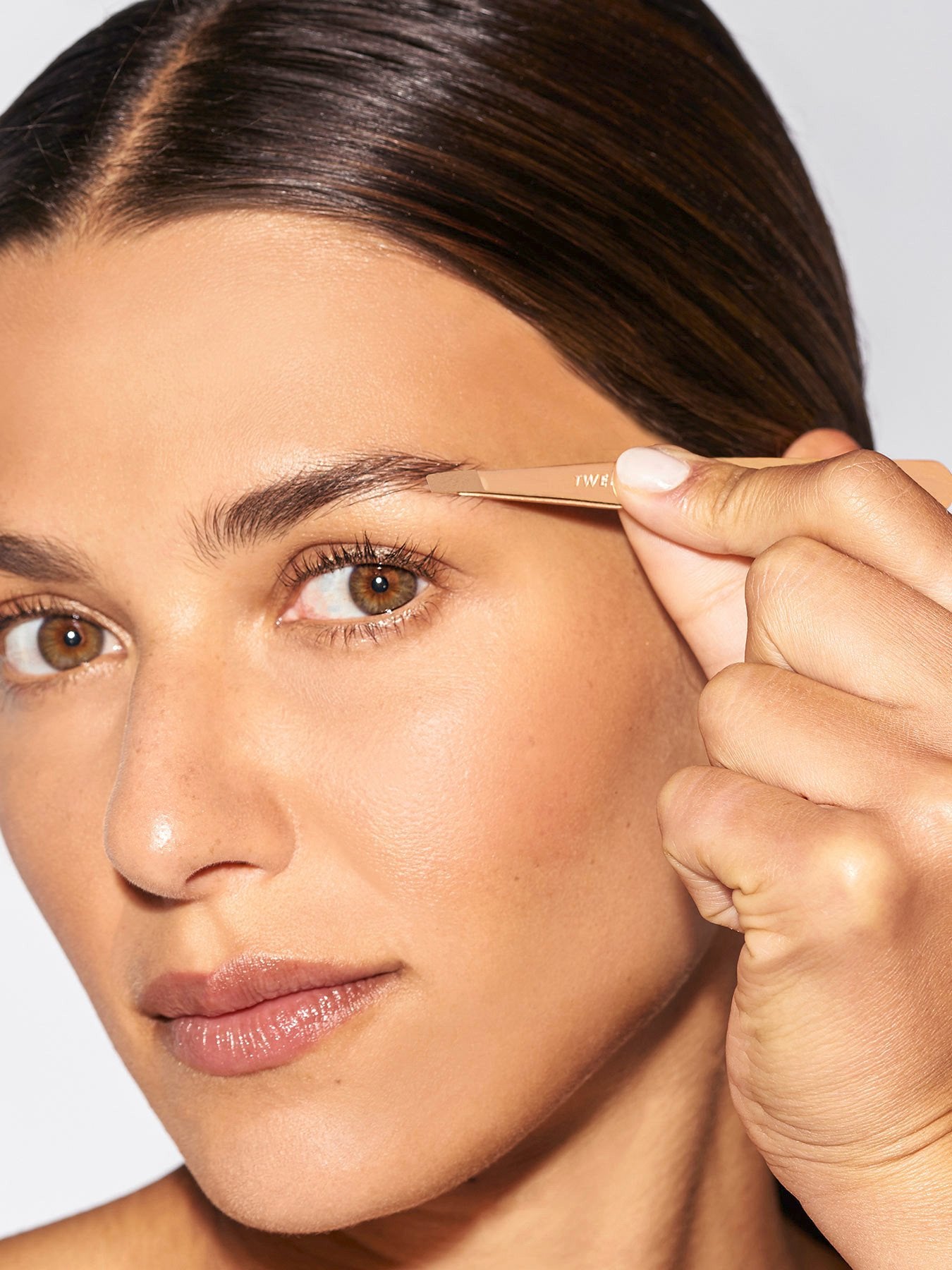 Rose Gold Slant Tweezer