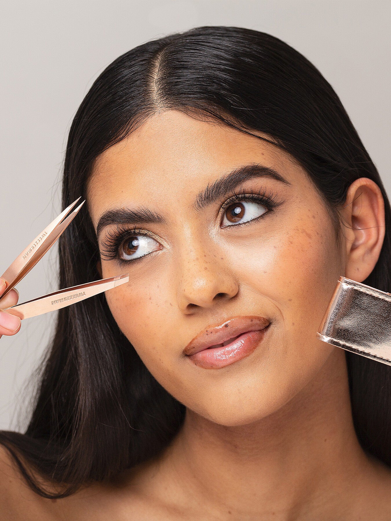 Rose Gold Petite Tweeze Set