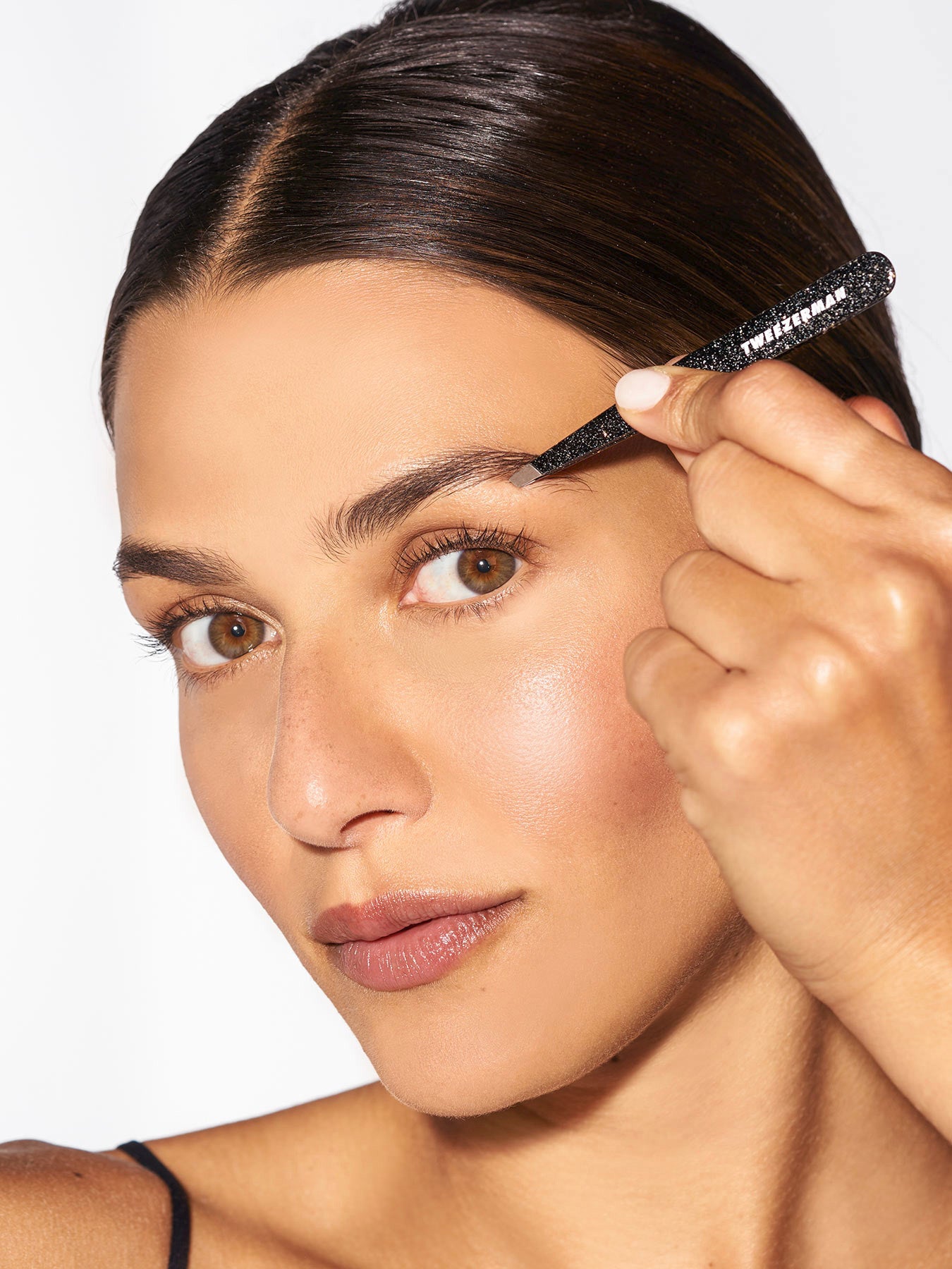 Slant Tweezer Dusted Onyx