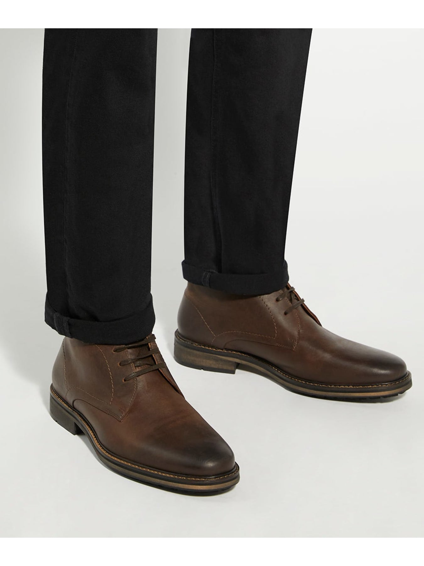 Charleys Leather Chukka Boots Brown