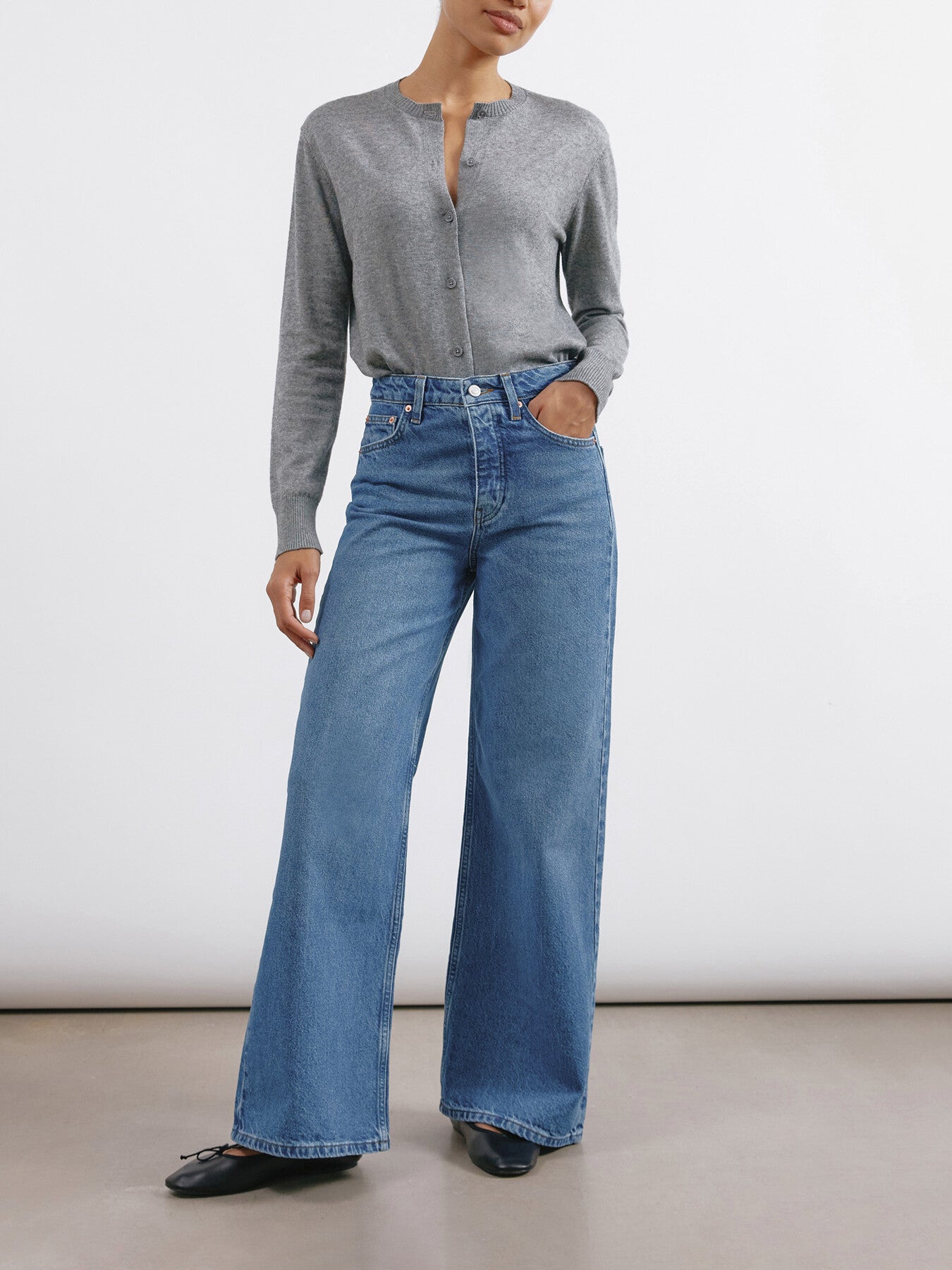 Full Length Wide Length Jeans