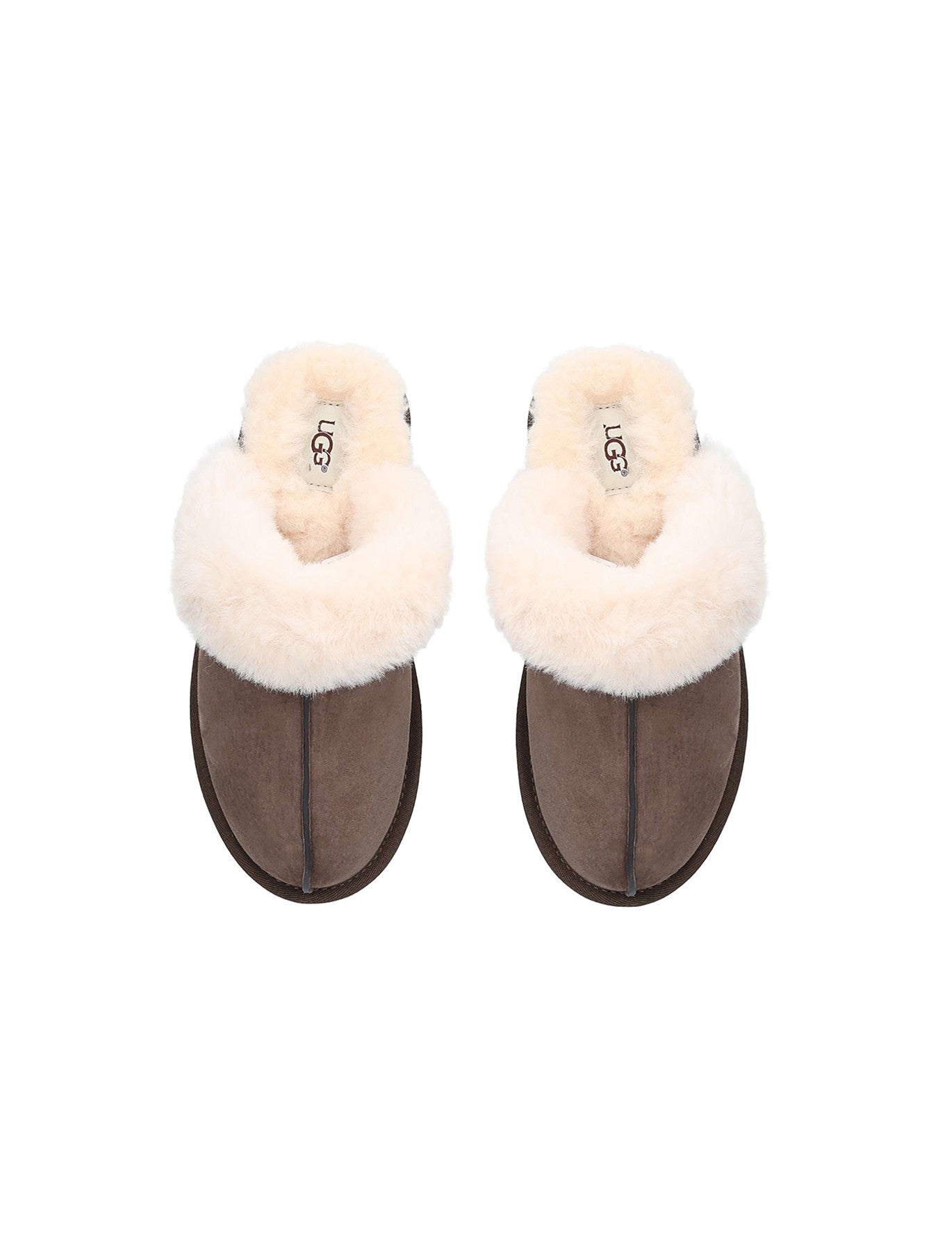 Women’s Scuffette II Shearling Slippers Dark Brown