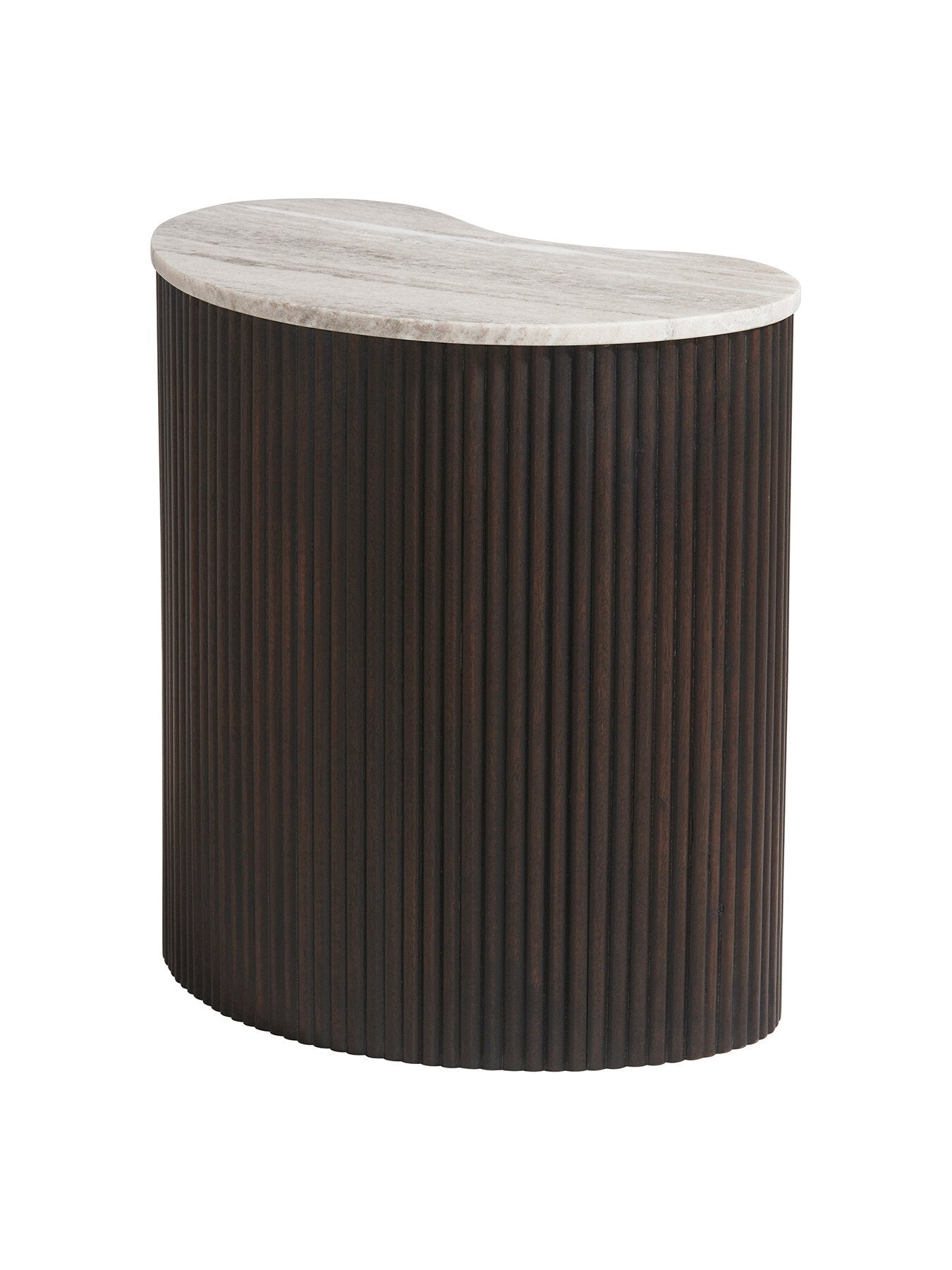 Odin Mango Wood and Marble Small Coffee Table