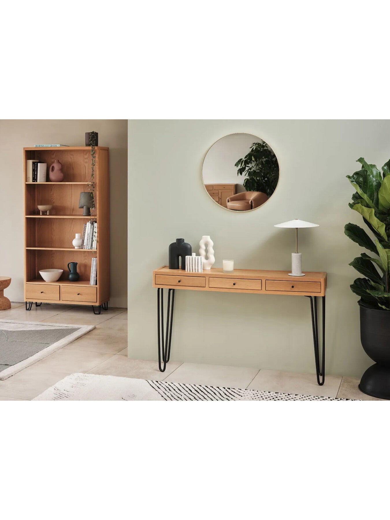 Brunel Console Table Oak