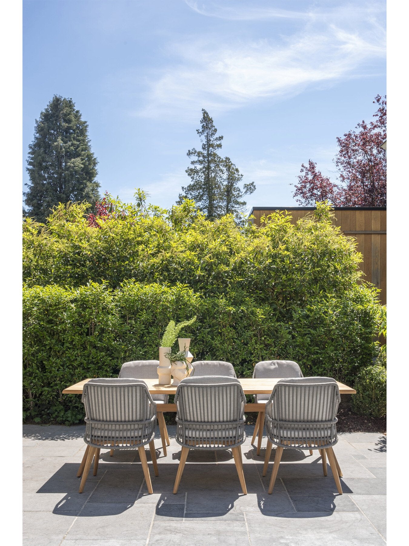 Sempre 6 Seater Dining Set with Dining Tab