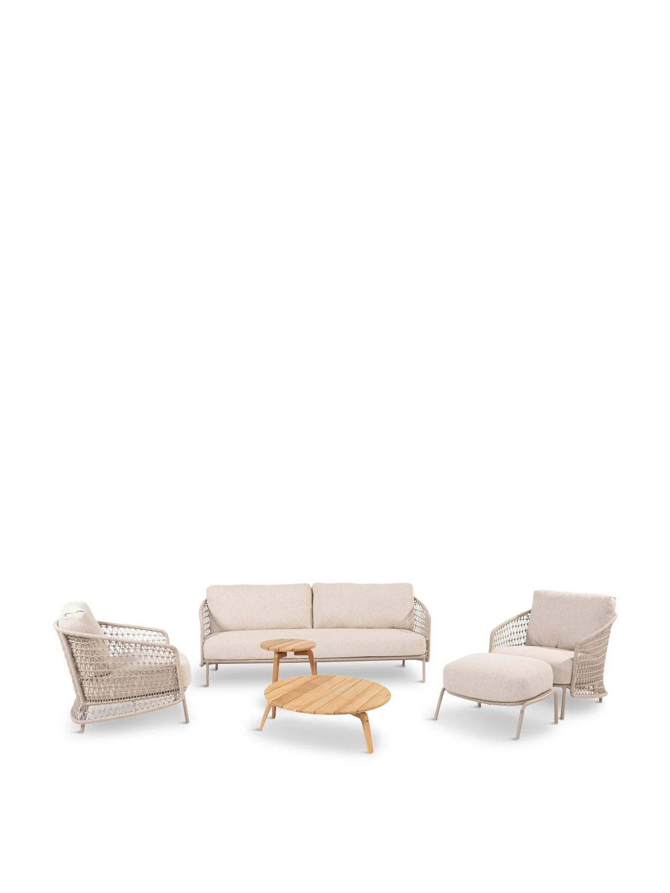 Puccini Lounge Set with Footstool and Zucca Coffee Table