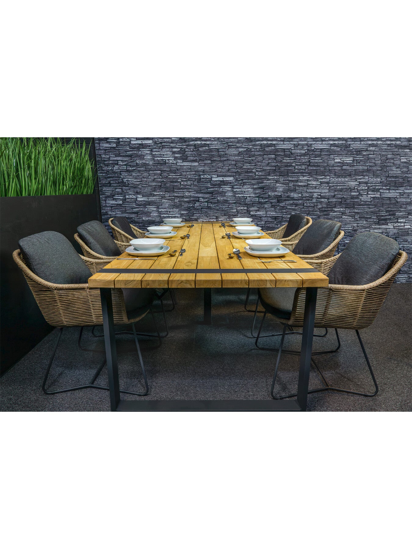 Belmond 6 Seat Dining Set with Alto Set With A