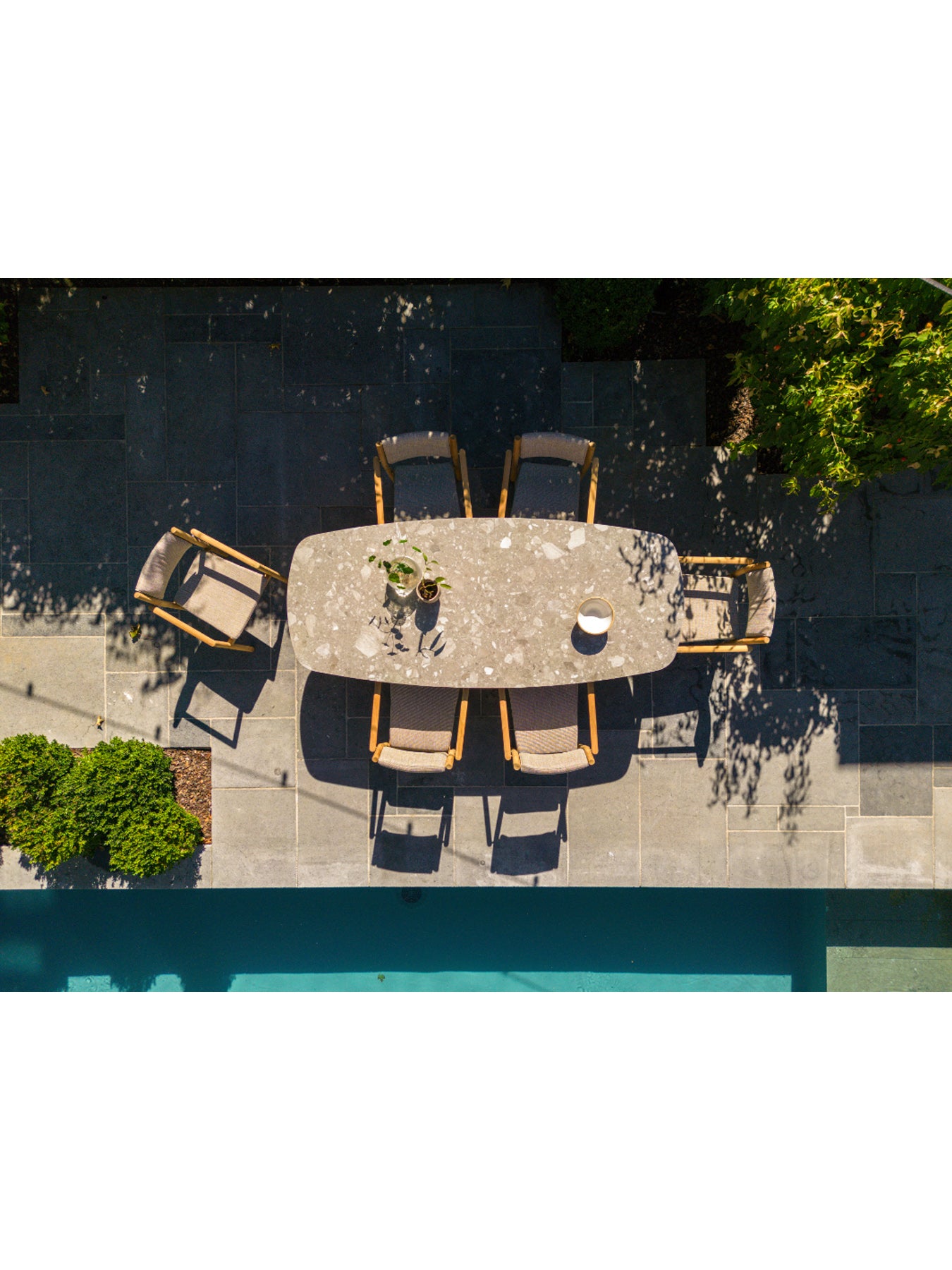 Levi Ceramic Dining Table with 6 Chairs