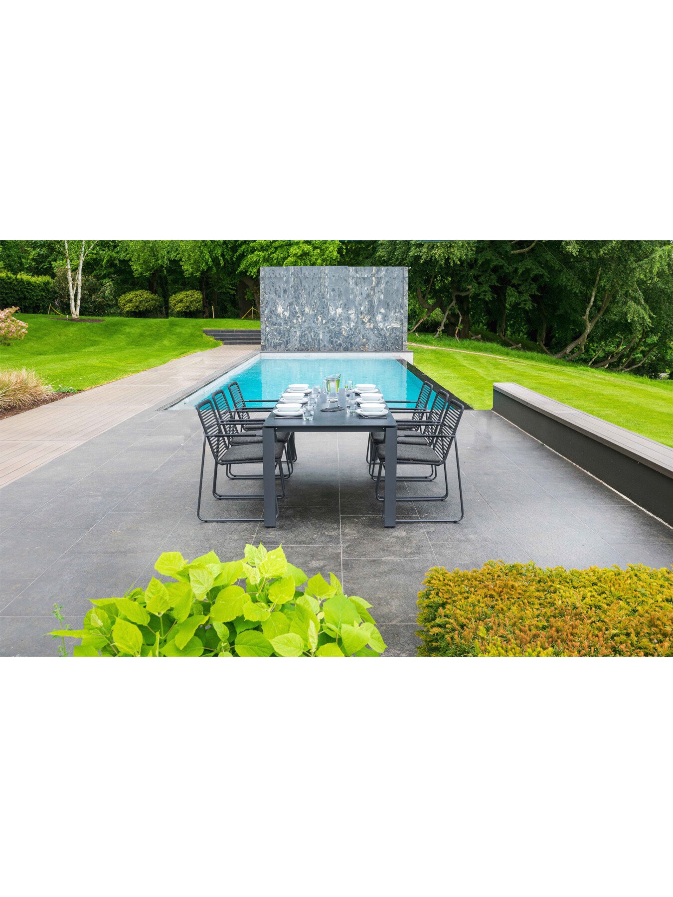 Goa 6 Seat Dining Set with Hpl Dining Table and 6 Dinin