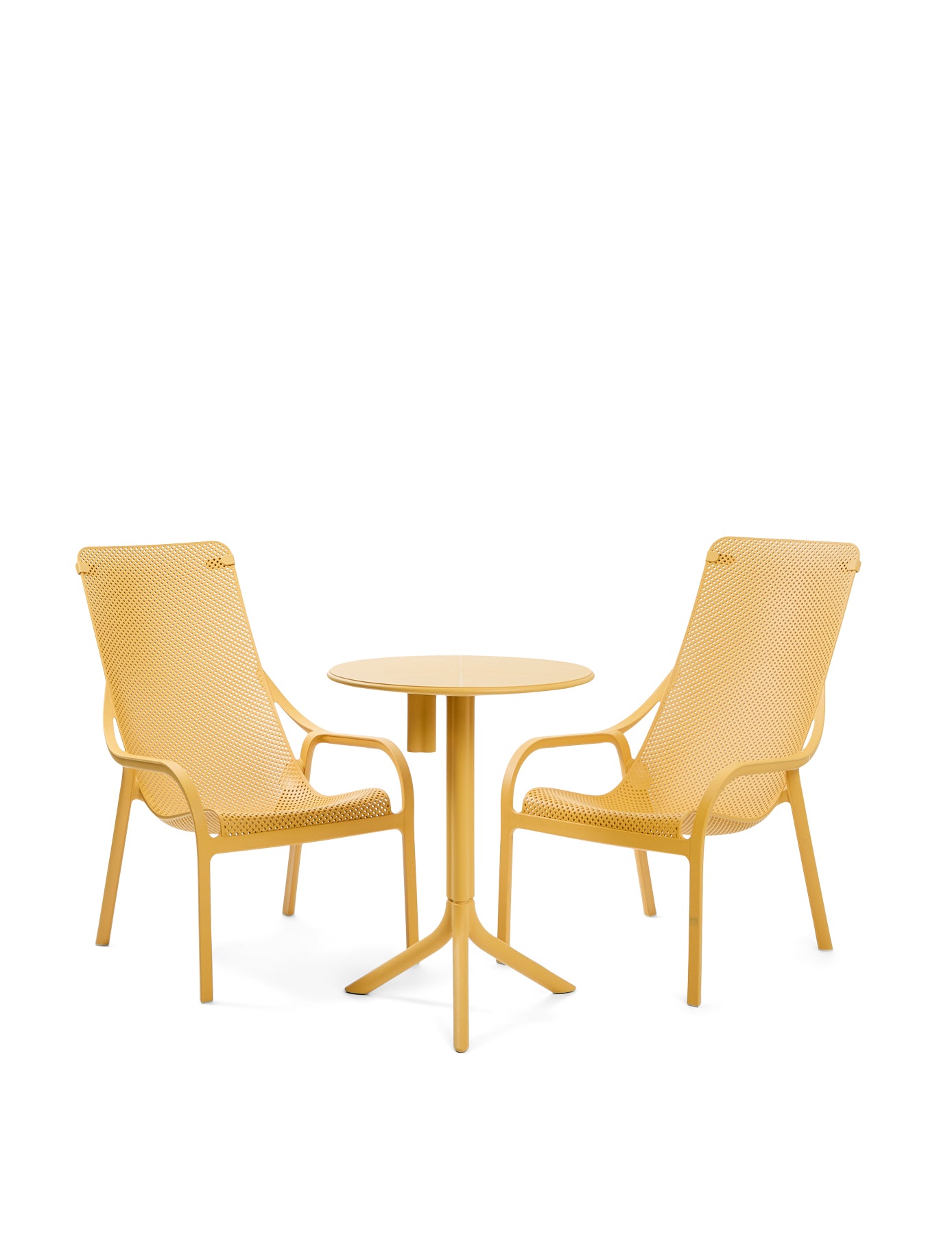 Net Lounge Set with 2 Chairs & Spritz Table