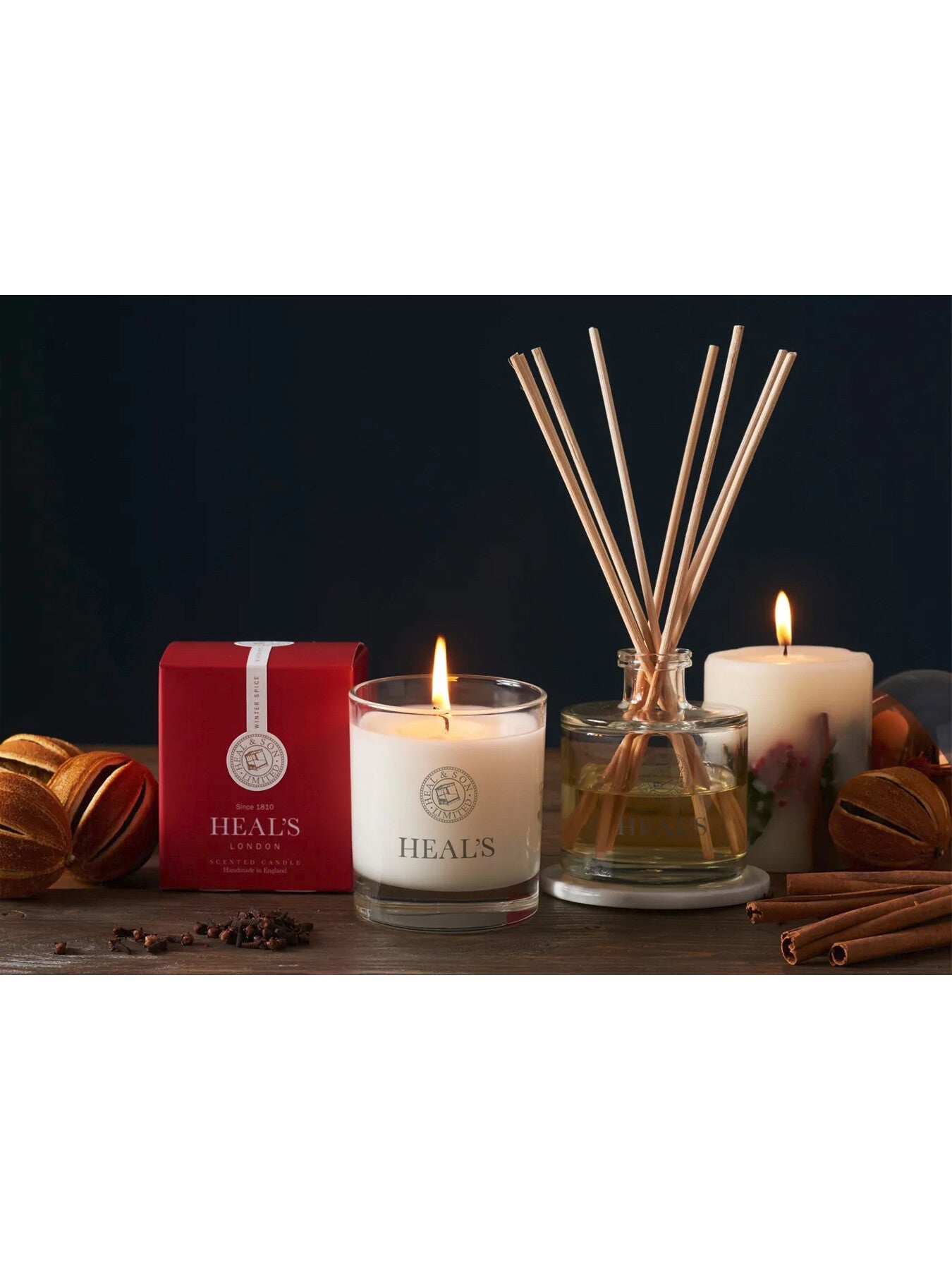 Winter Spice Scented Glass Candle