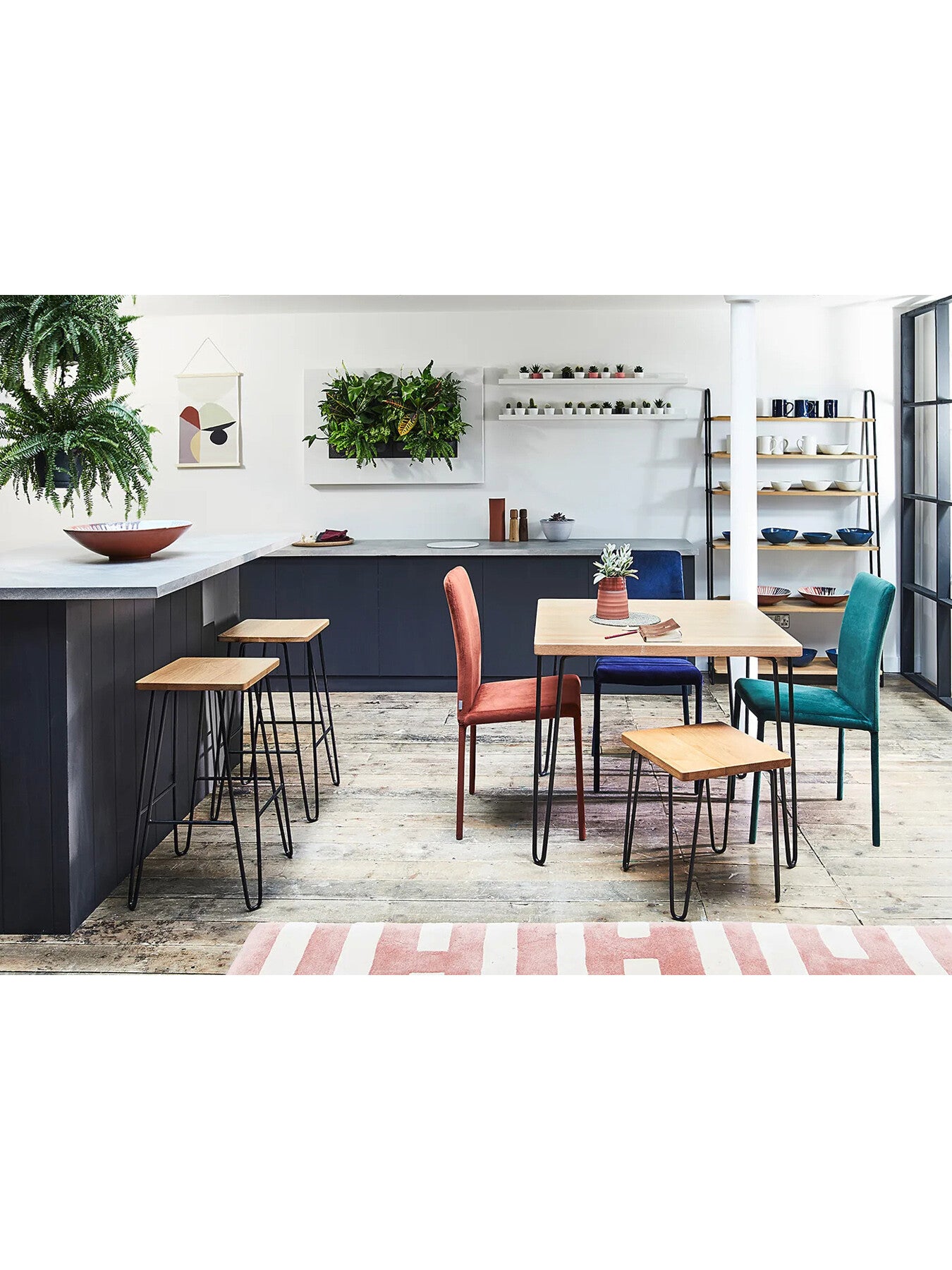 Brunel Bar Stool Oak