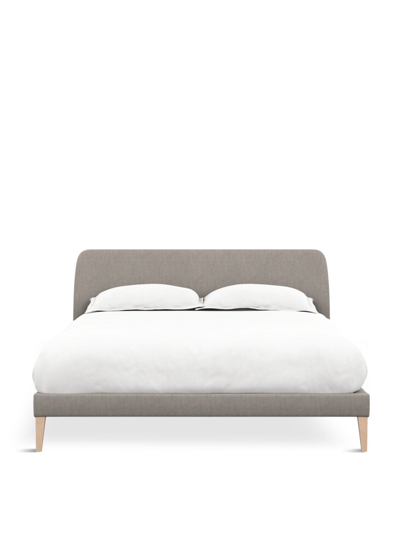 Heal’s Wallis Bed King Broadweave Pebble