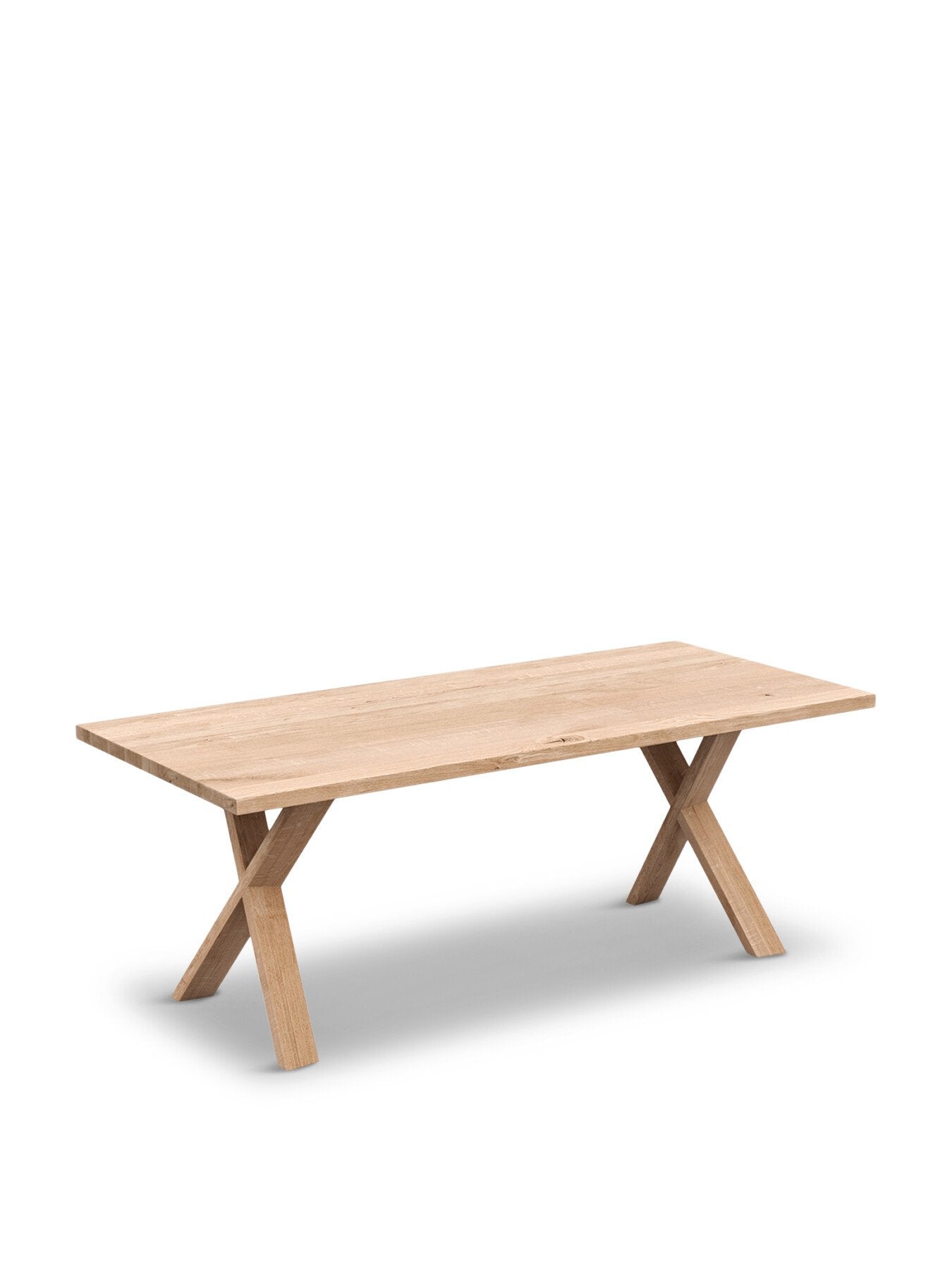 Oslo Table White Oak Straight Edge