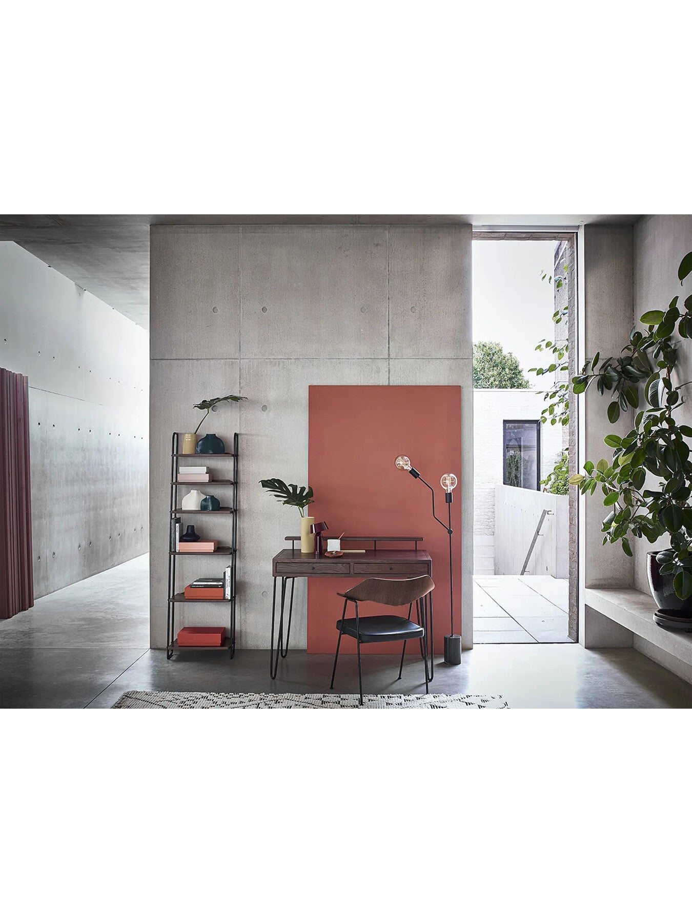 Brunel Desk Dark Wood